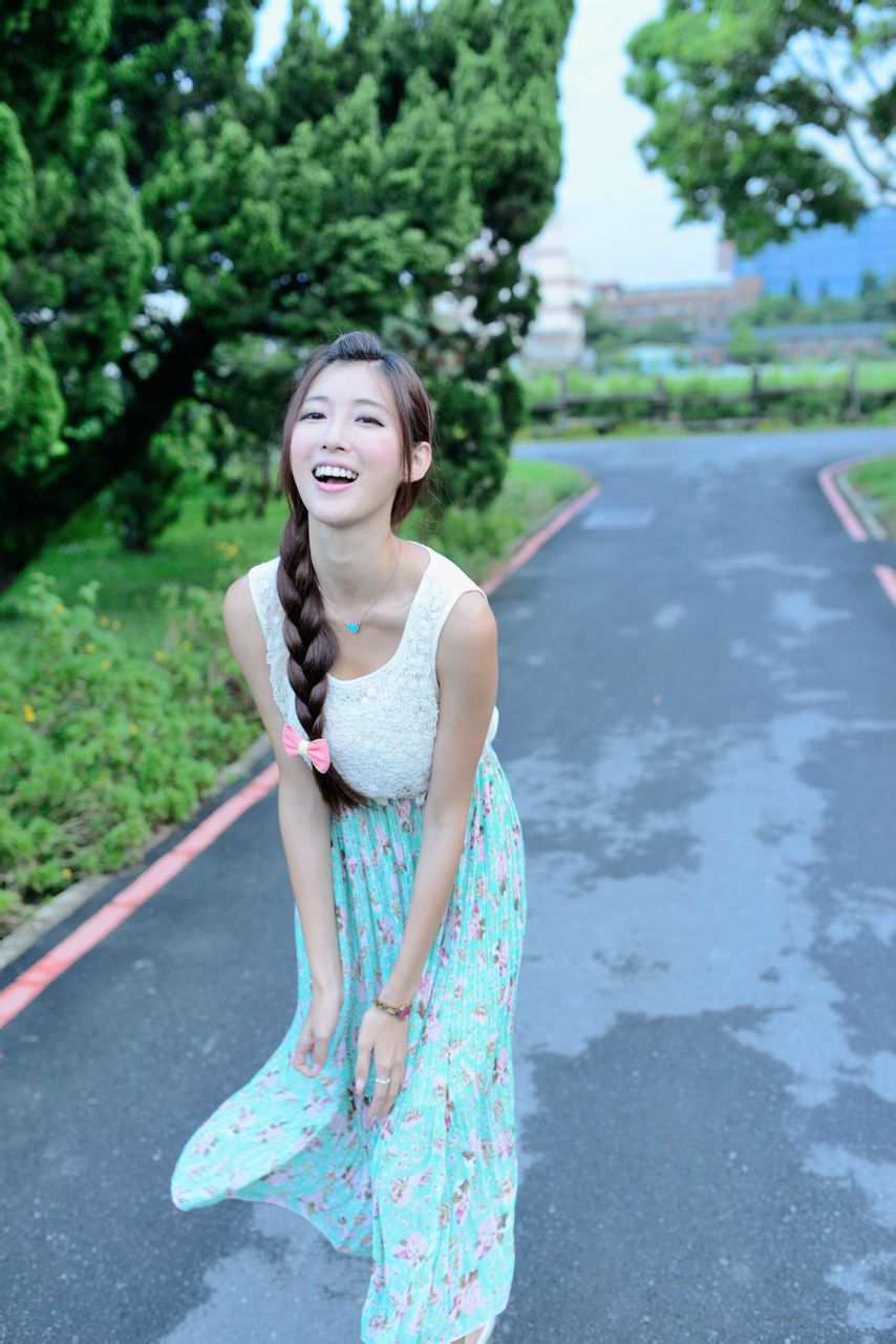 Kila晶晶/金允乔《小清新唯美长裙》外拍-图41