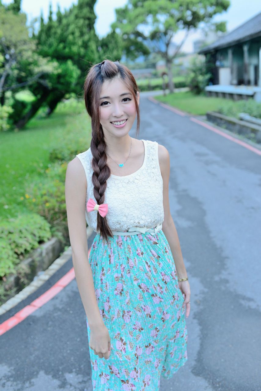 Kila晶晶/金允乔《小清新唯美长裙》外拍-图48
