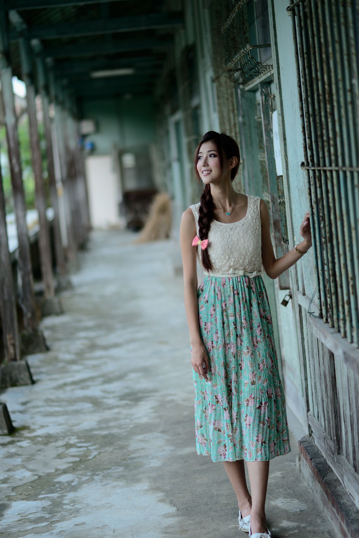 Kila晶晶/金允乔《小清新唯美长裙》外拍-图4