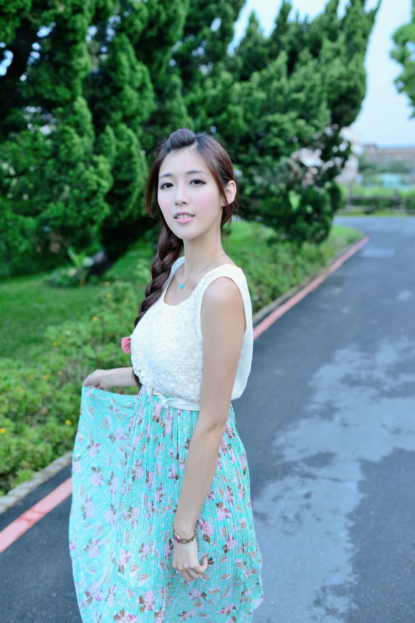 Kila晶晶/金允乔《小清新唯美长裙》外拍-图49