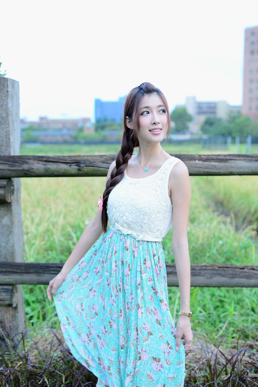 Kila晶晶/金允乔《小清新唯美长裙》外拍-图51