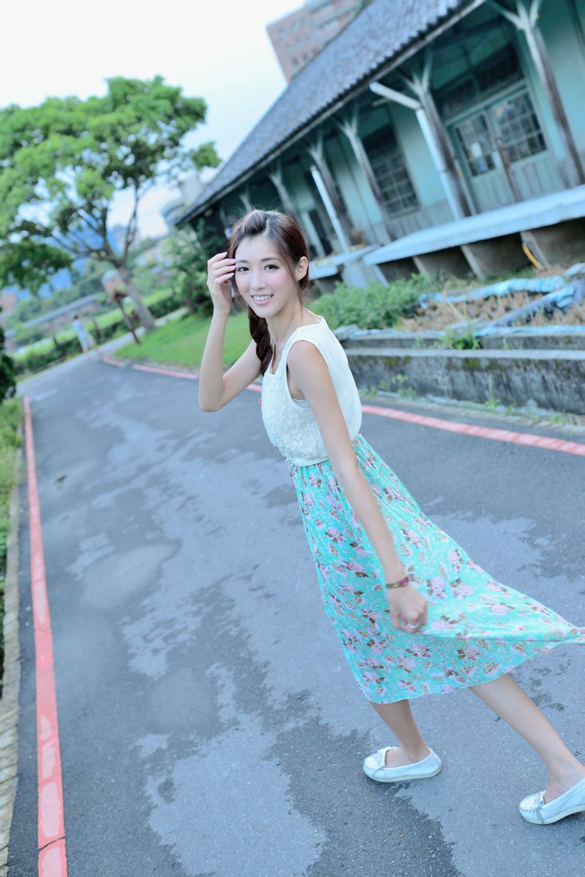 Kila晶晶/金允乔《小清新唯美长裙》外拍-图52