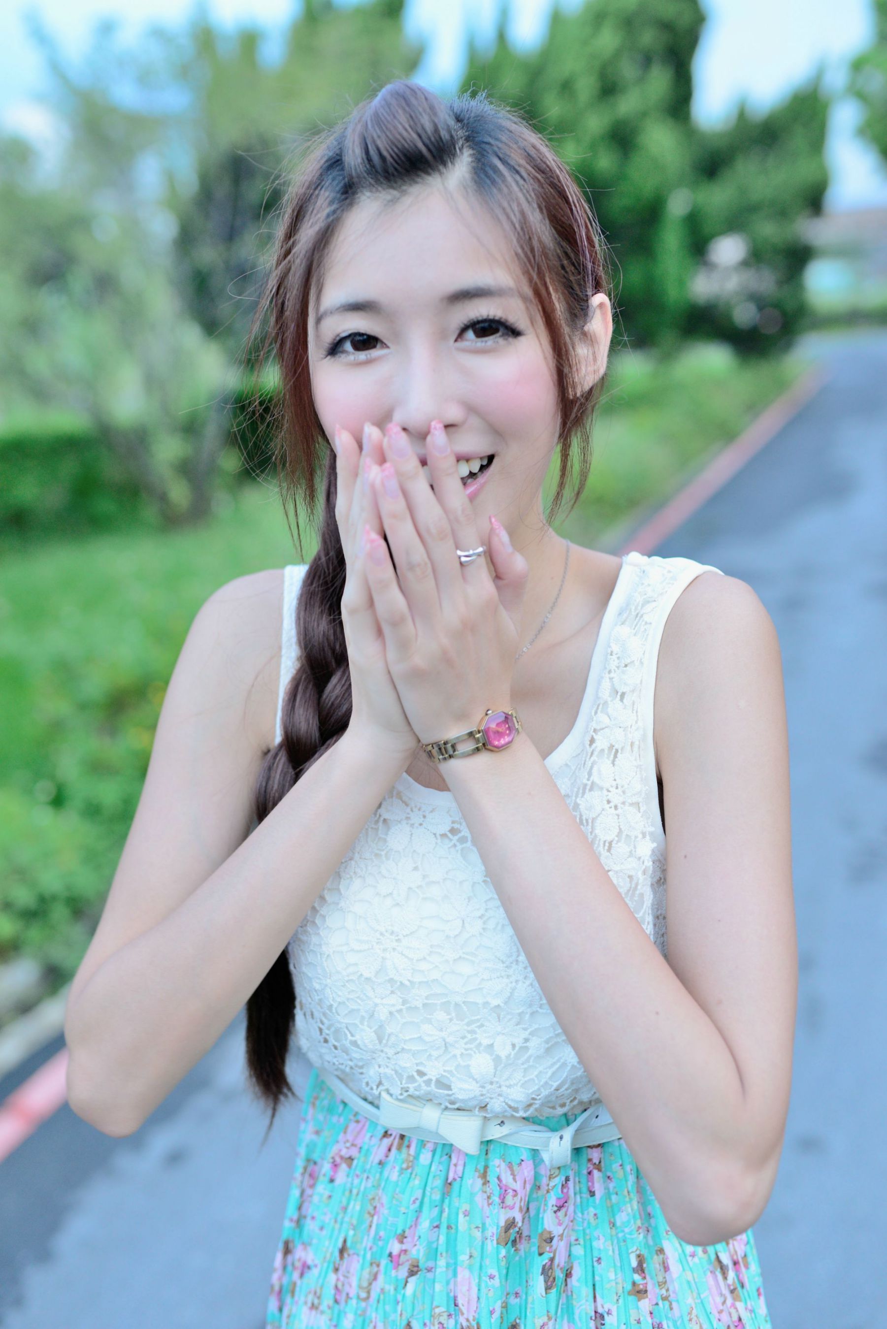 Kila晶晶/金允乔《小清新唯美长裙》外拍-图55