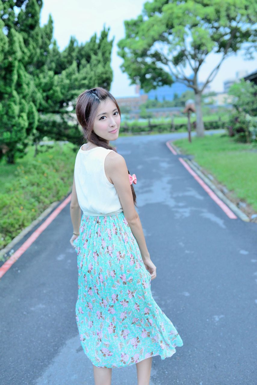 Kila晶晶/金允乔《小清新唯美长裙》外拍-图57