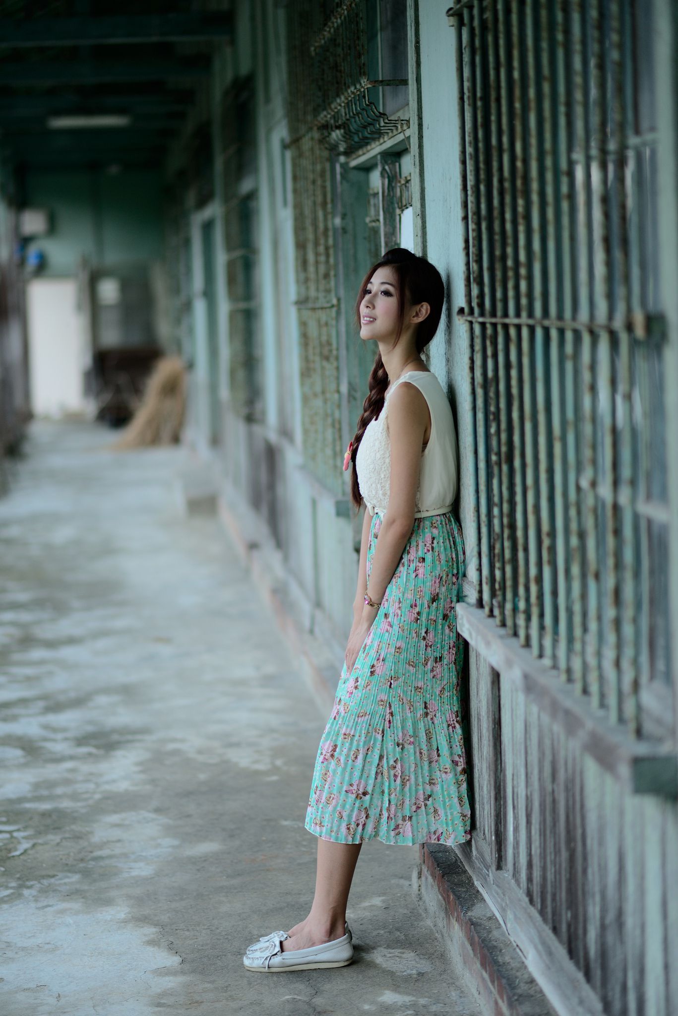 Kila晶晶/金允乔《小清新唯美长裙》外拍-图5