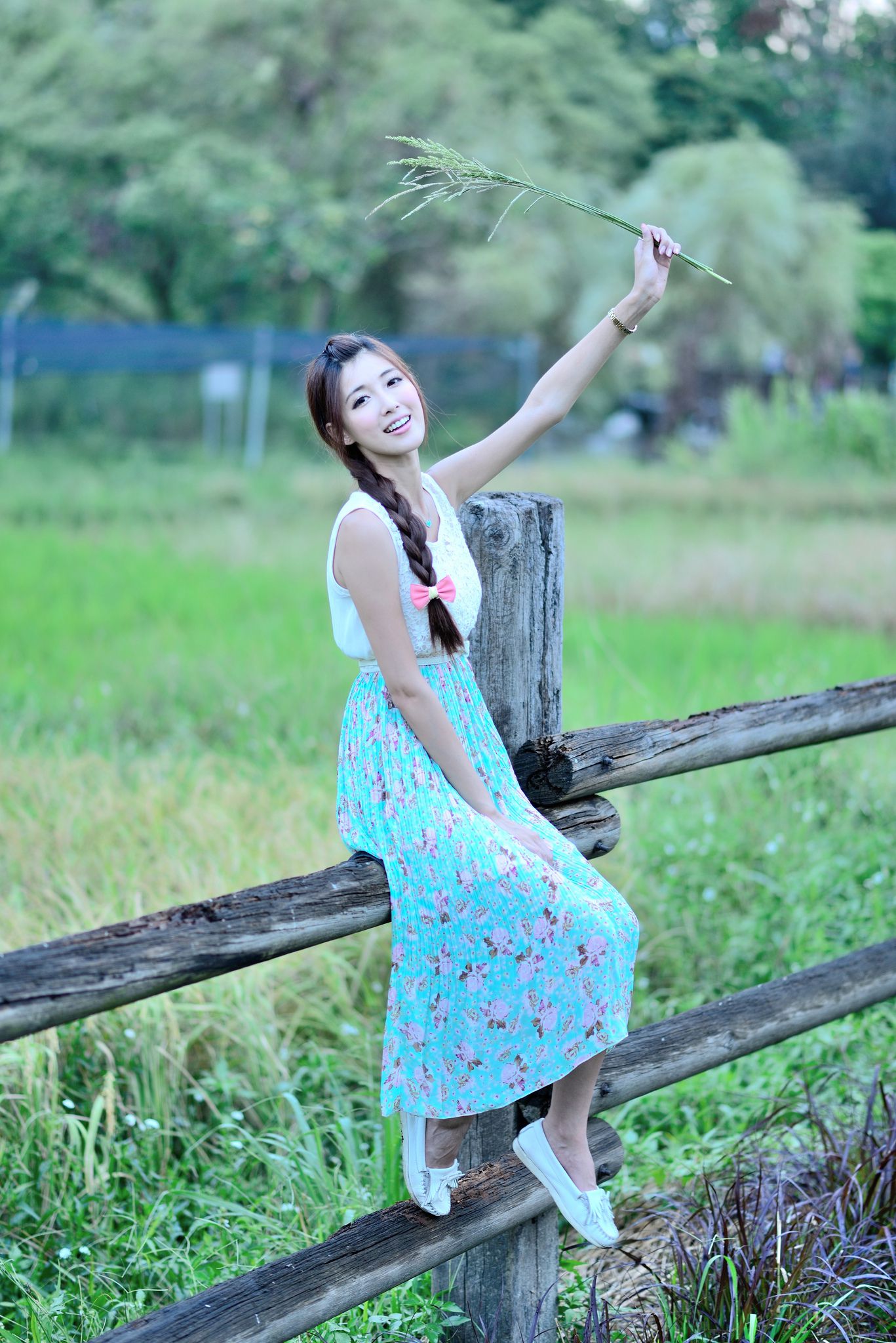 Kila晶晶/金允乔《小清新唯美长裙》外拍-图6