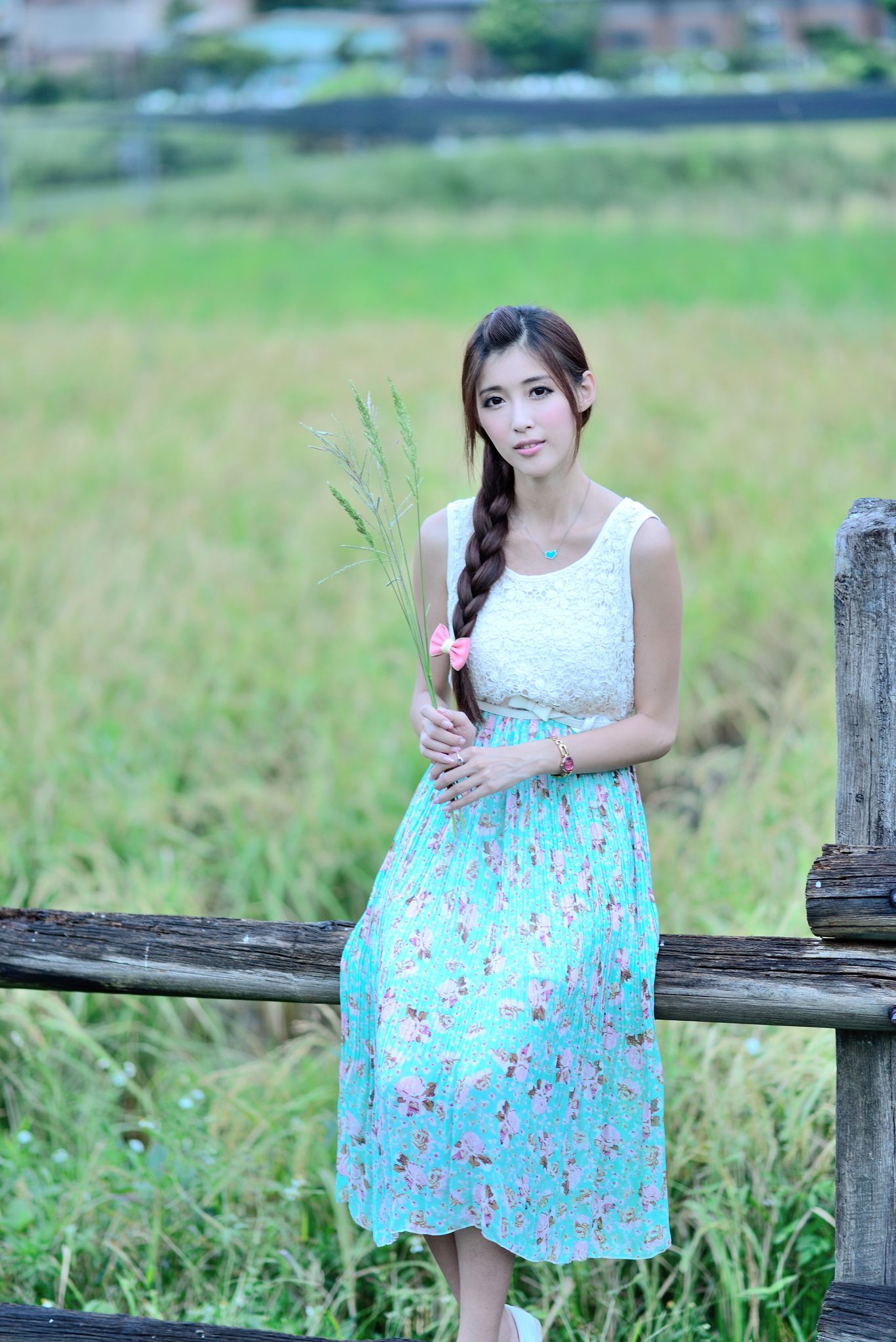 Kila晶晶/金允乔《小清新唯美长裙》外拍-图7