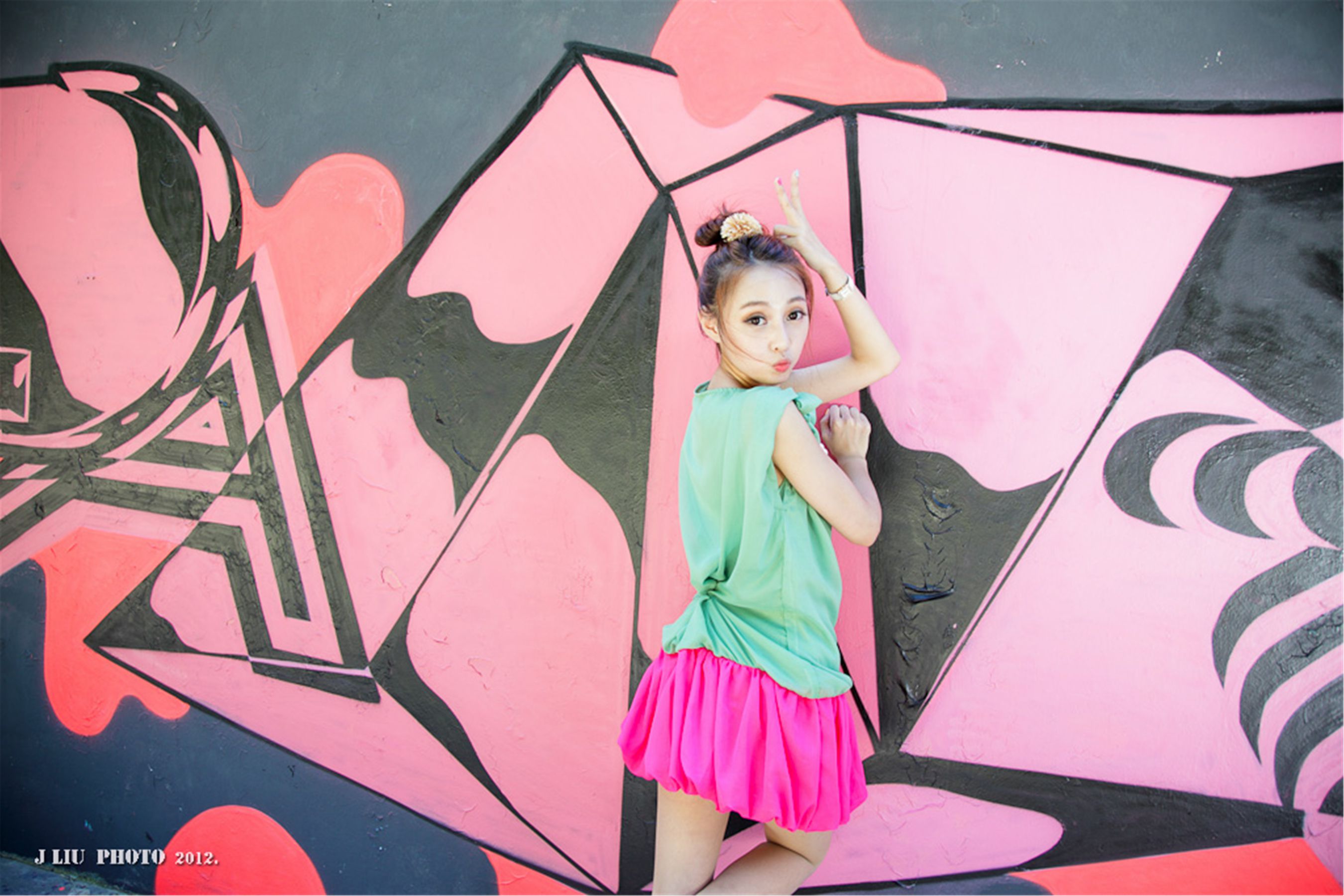 台湾妹子Barbie《西門街拍》-图19