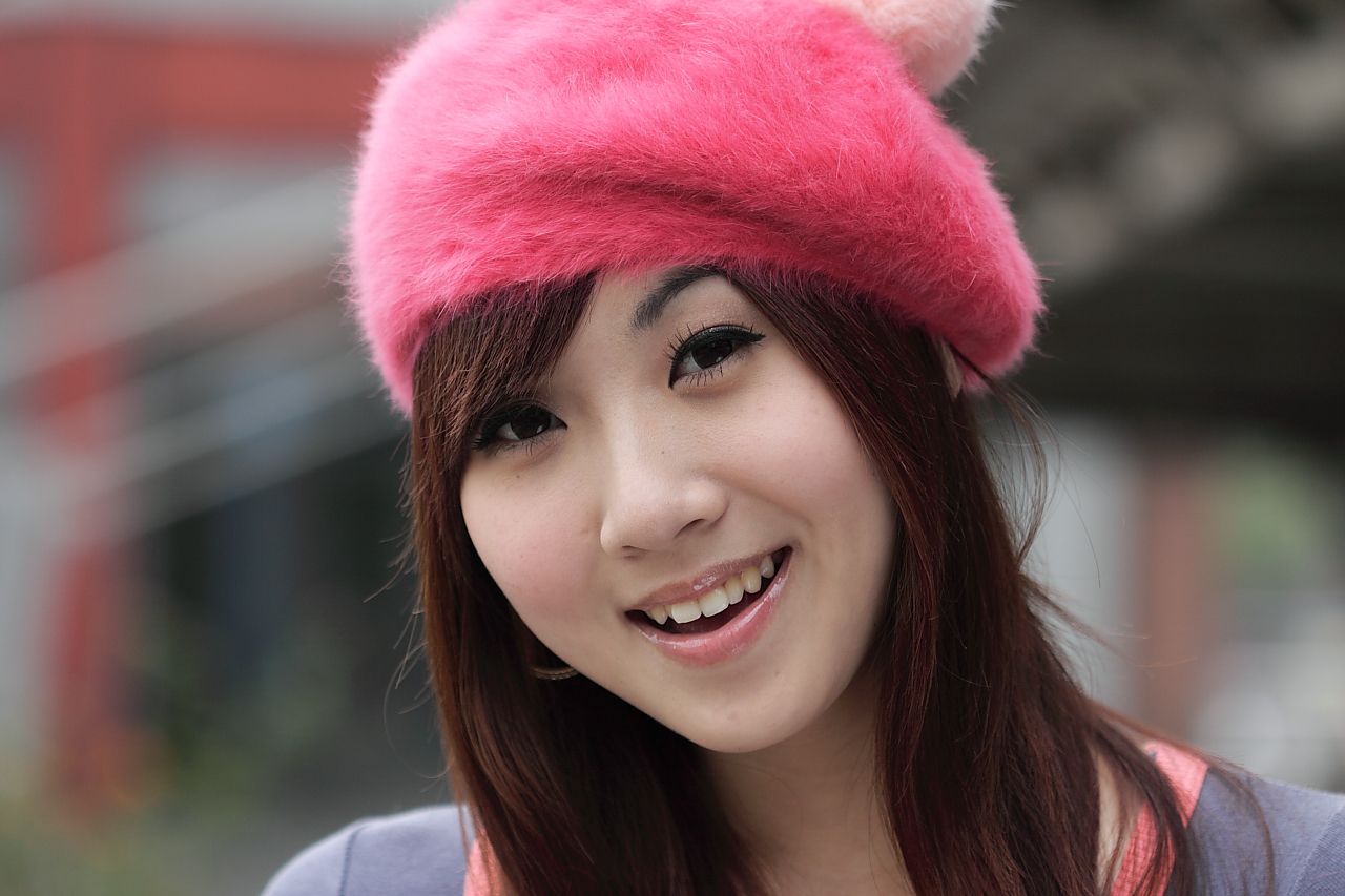 台湾清纯美女Angel《黑丝街拍图片》写真合集-图11