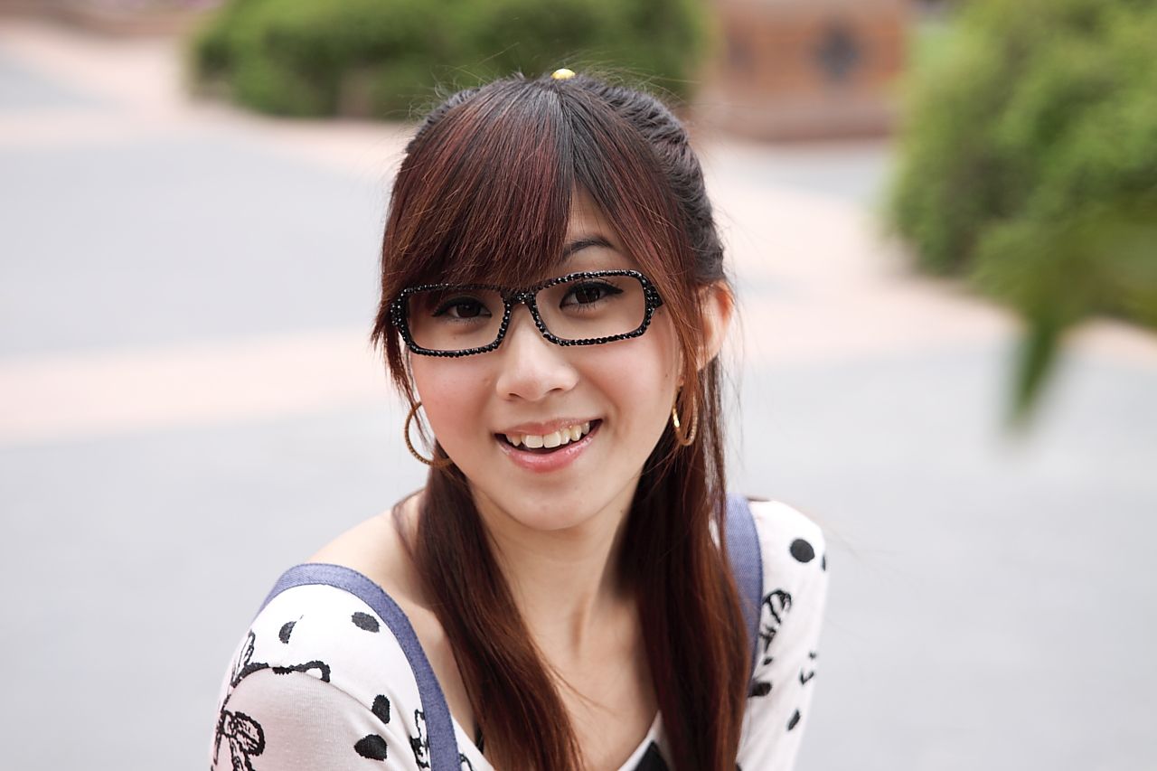 台湾清纯美女Angel《黑丝街拍图片》写真合集-图29