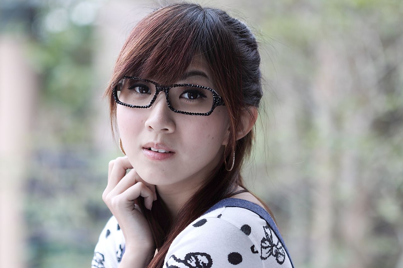 台湾清纯美女Angel《黑丝街拍图片》写真合集-图41