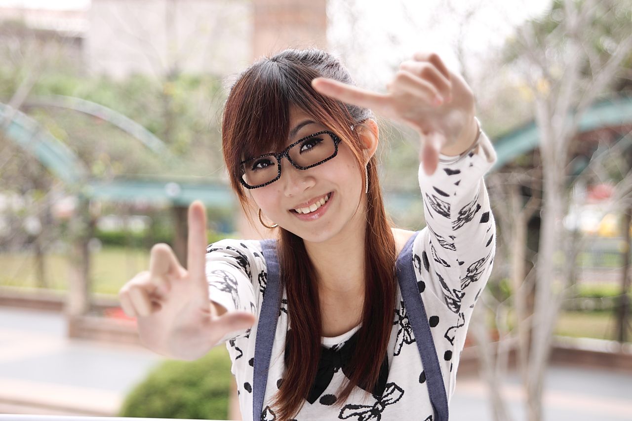 台湾清纯美女Angel《黑丝街拍图片》写真合集-图42