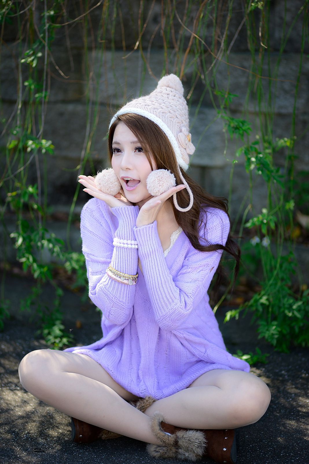 台湾正妹许睿瑜《黑涩会美眉外拍图片》写真合集-图35