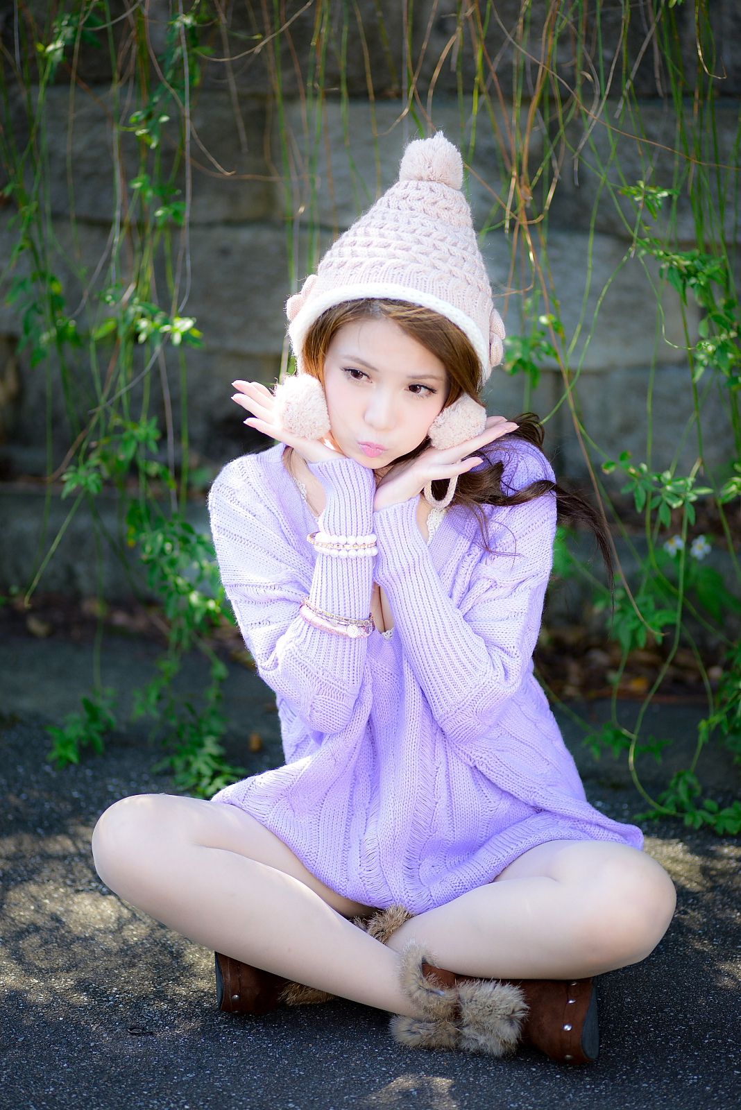 台湾正妹许睿瑜《黑涩会美眉外拍图片》写真合集-图37