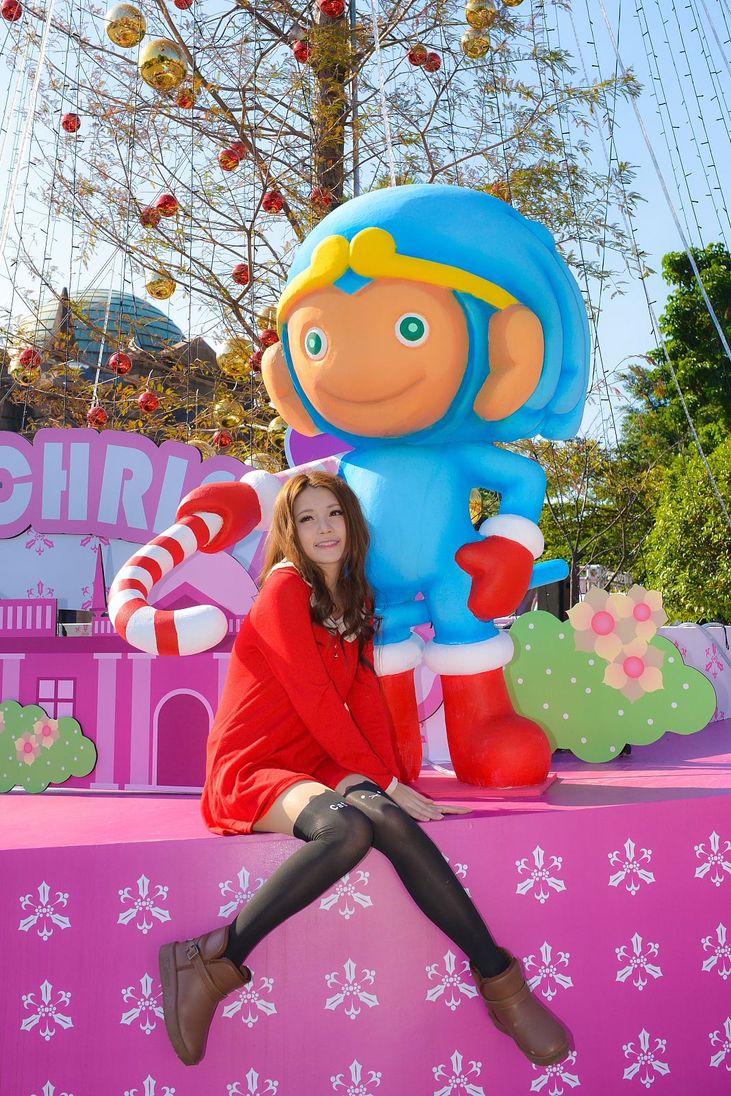 台湾正妹许睿瑜《黑涩会美眉外拍图片》写真合集-图43