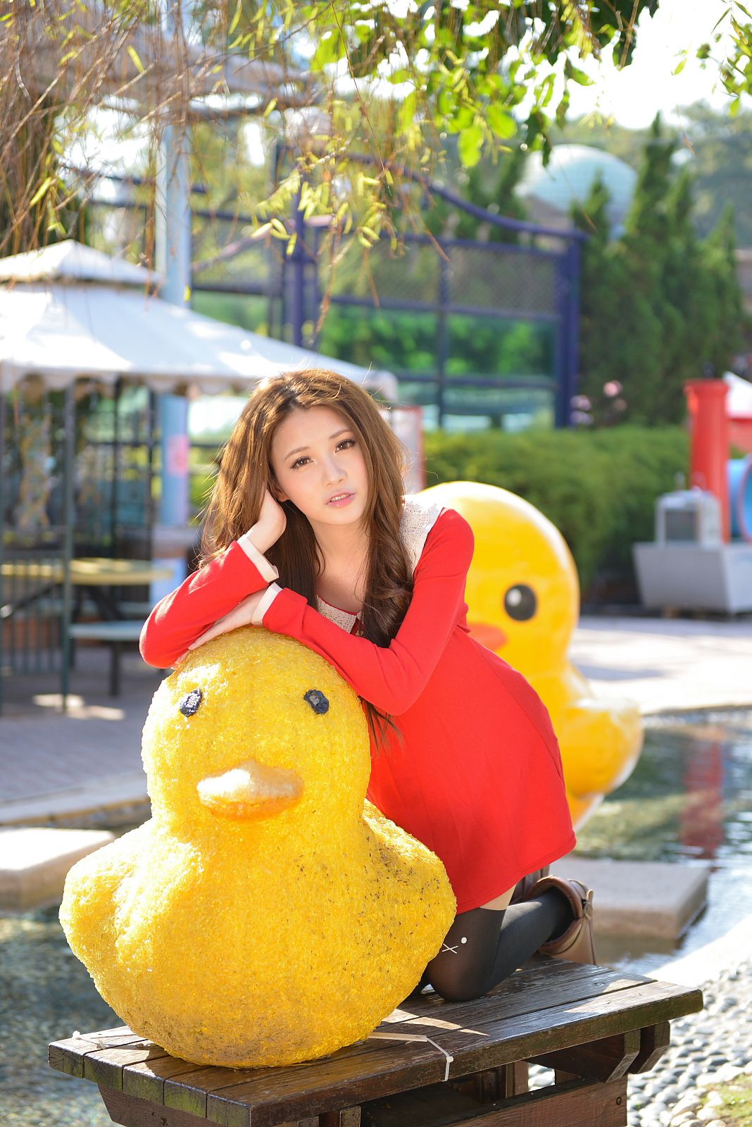 台湾正妹许睿瑜《黑涩会美眉外拍图片》写真合集-图48