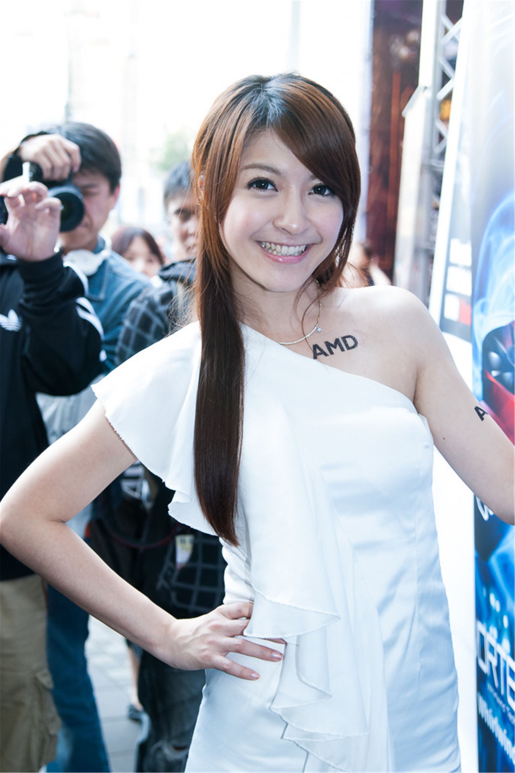 台湾模特蓓蓓《光华商场AMD展台》高清套图-图12