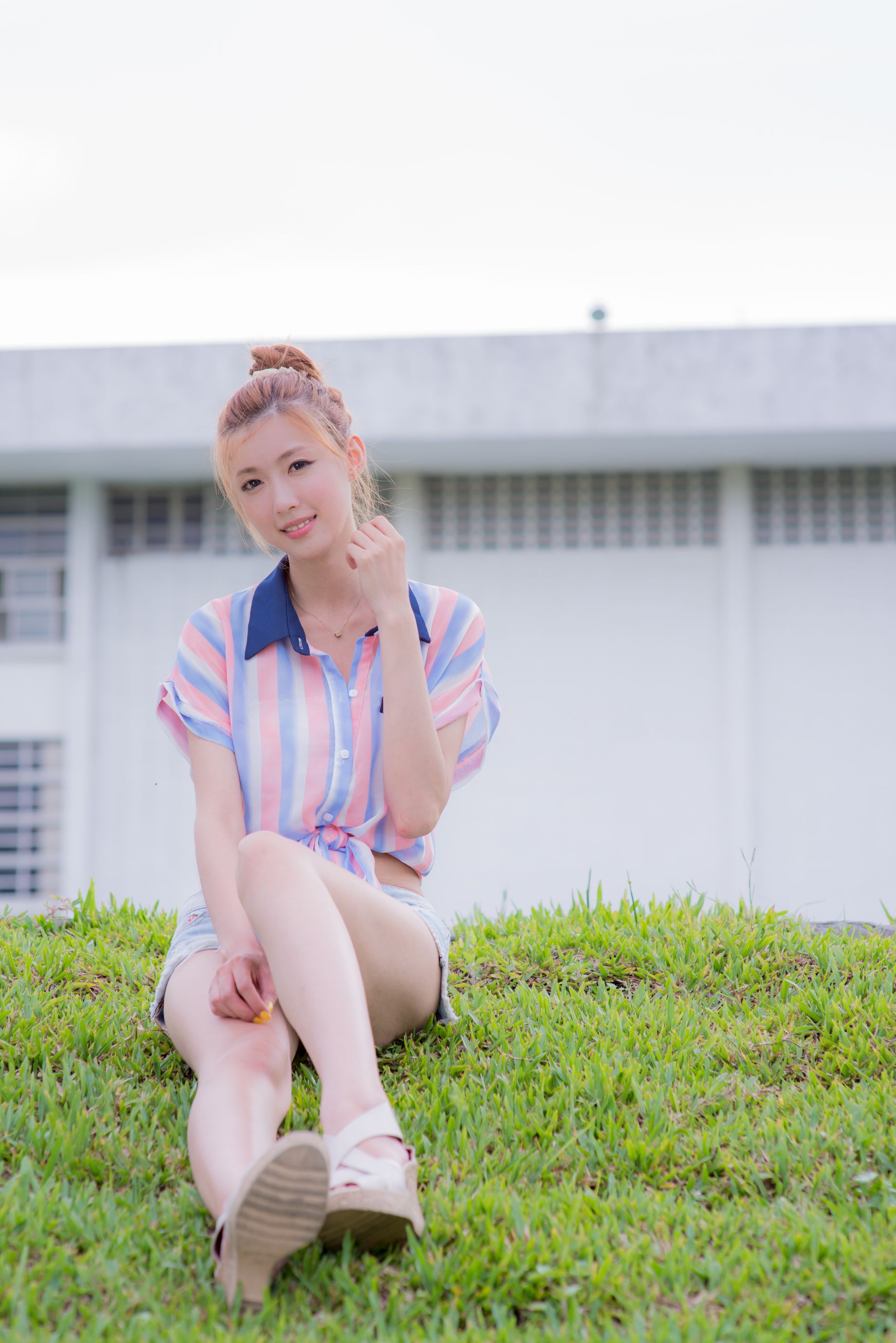 Kila晶晶/廖挺伶《小清新热裤美腿街拍》-图9