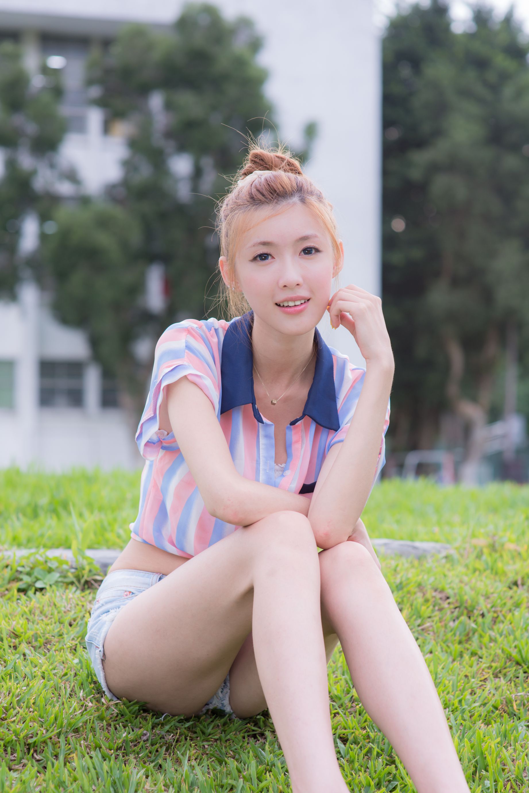 Kila晶晶/廖挺伶《小清新热裤美腿街拍》-图10