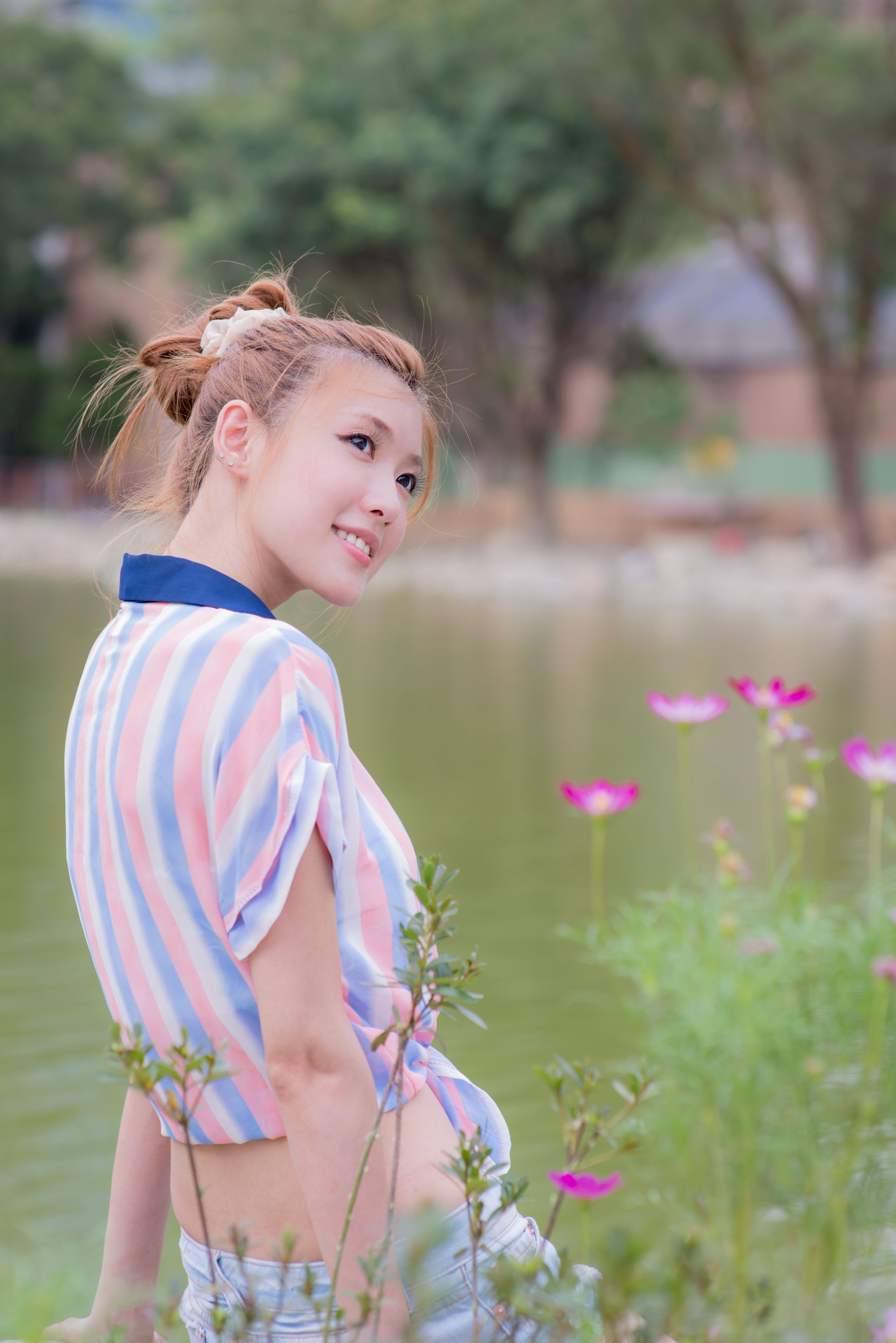 Kila晶晶/廖挺伶《小清新热裤美腿街拍》-图27