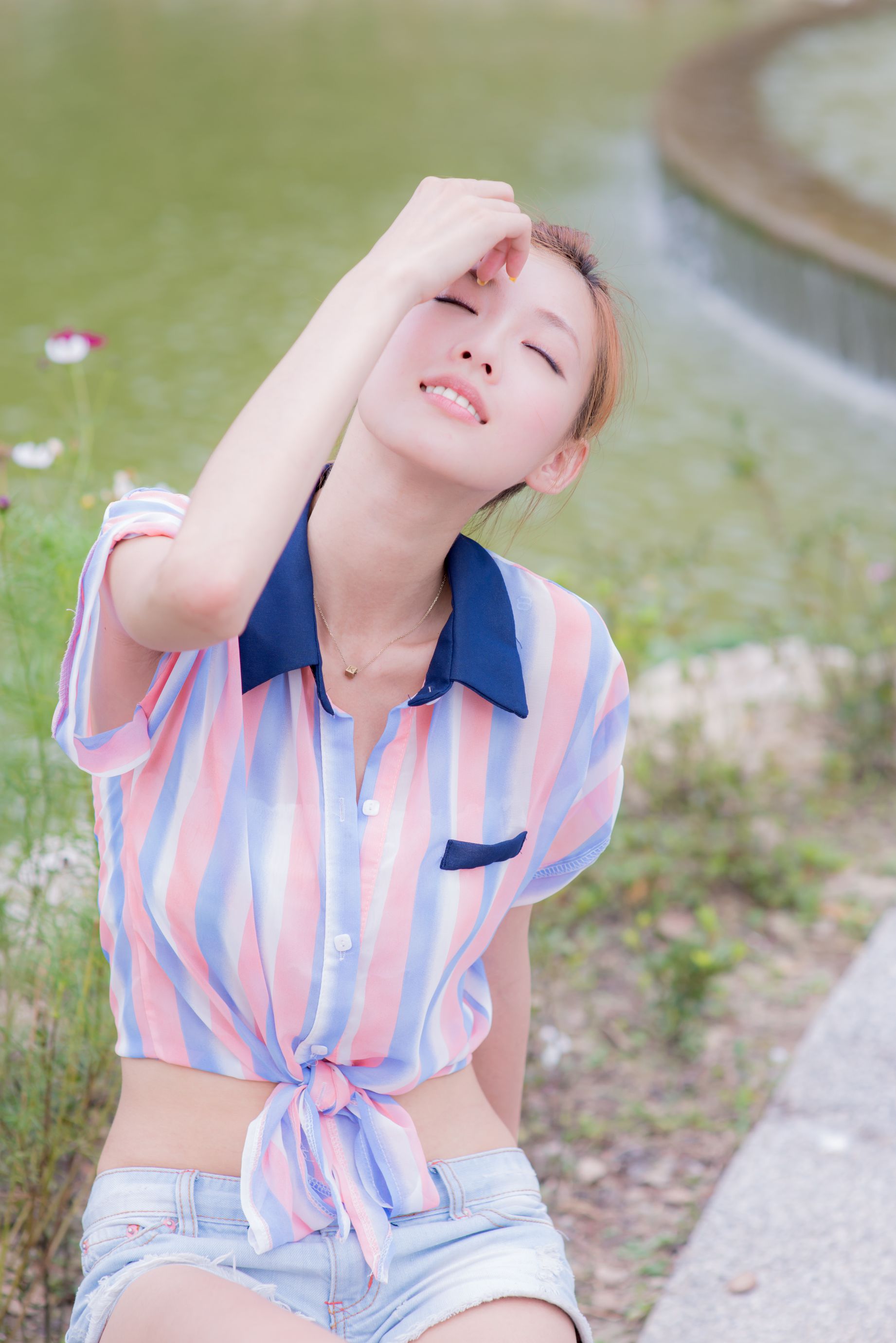 Kila晶晶/廖挺伶《小清新热裤美腿街拍》-图6