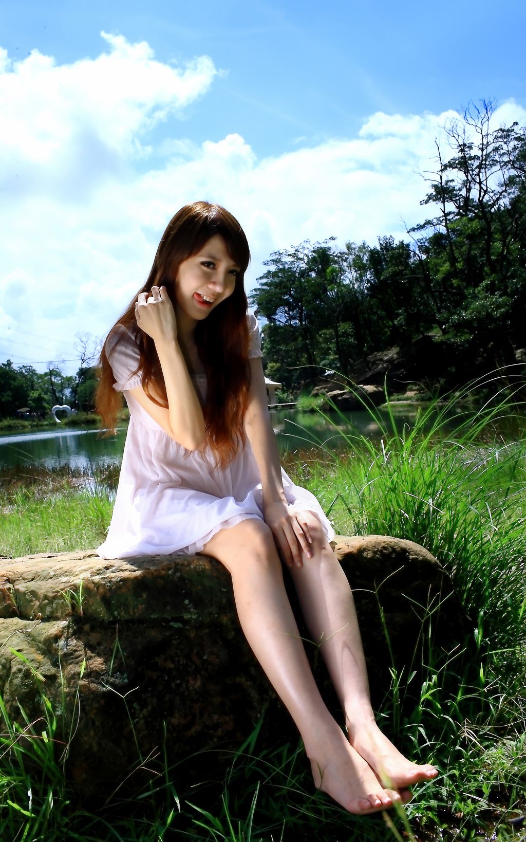 台湾正妹柠檬《清新甜美外拍图片》写真合集-图5