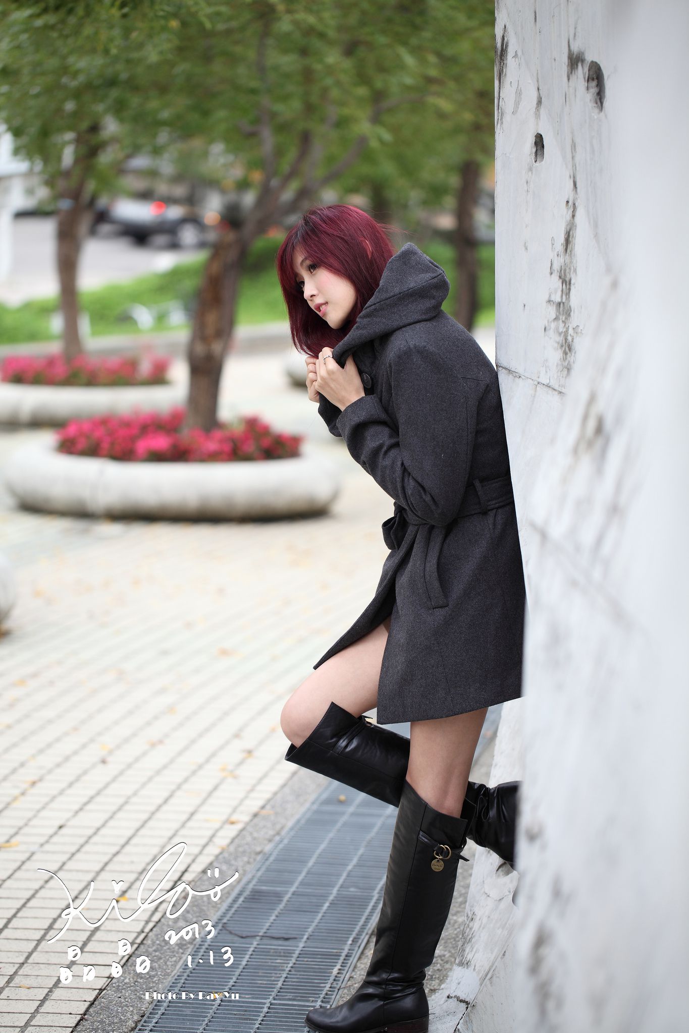 Kila晶晶/金允乔《街拍冬季风衣系列》-图102