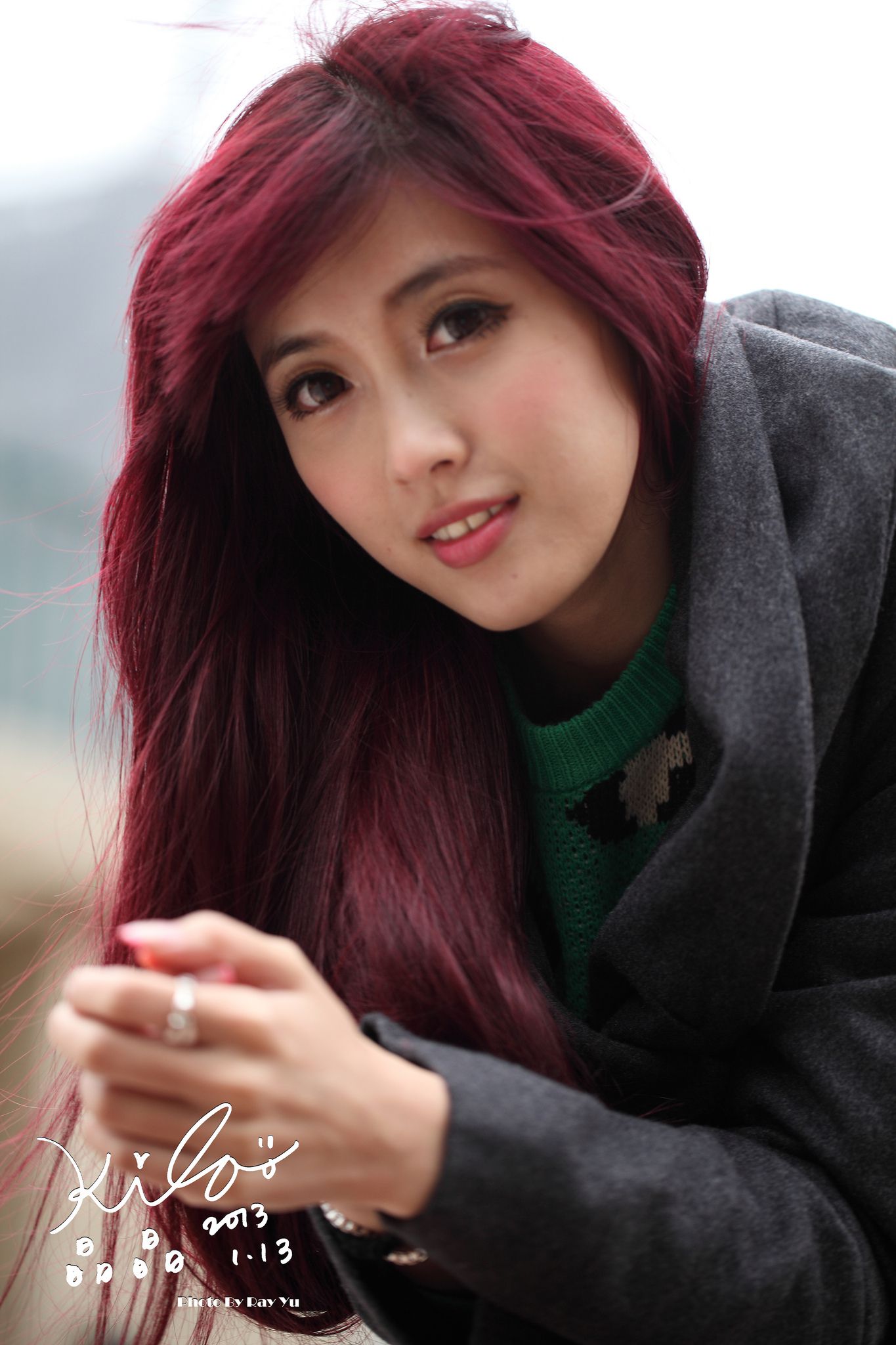 Kila晶晶/金允乔《街拍冬季风衣系列》-图10