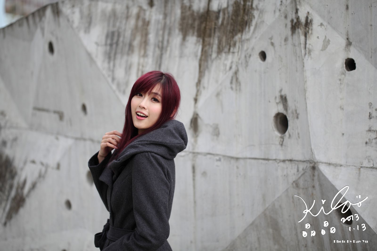 Kila晶晶/金允乔《街拍冬季风衣系列》-图110