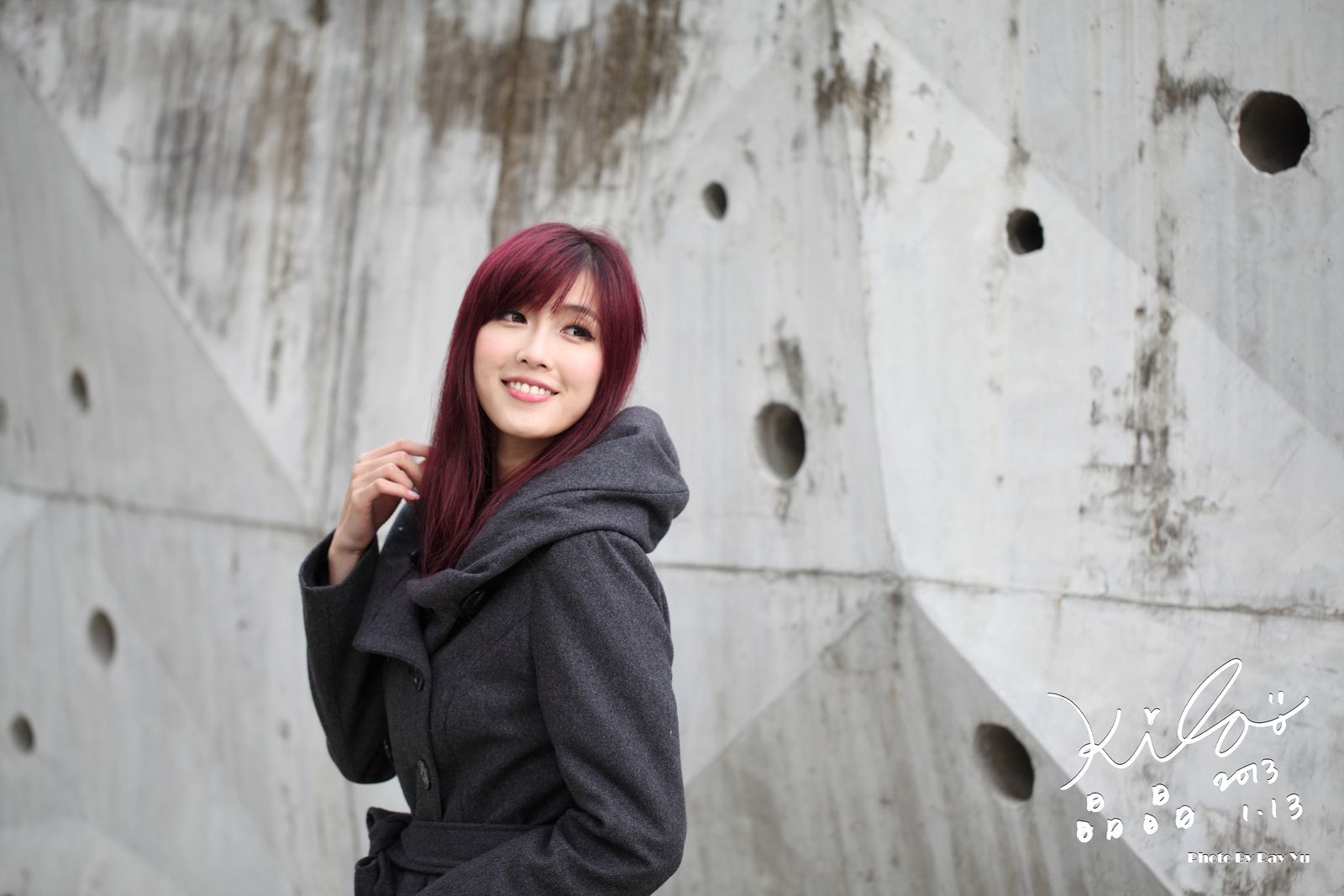 Kila晶晶/金允乔《街拍冬季风衣系列》-图111