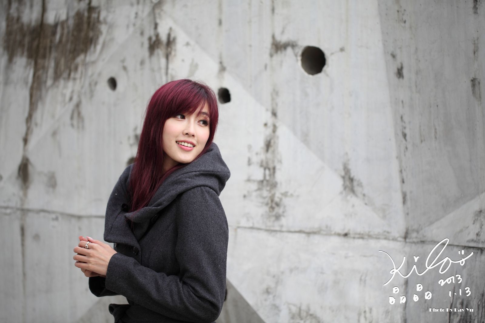 Kila晶晶/金允乔《街拍冬季风衣系列》-图113