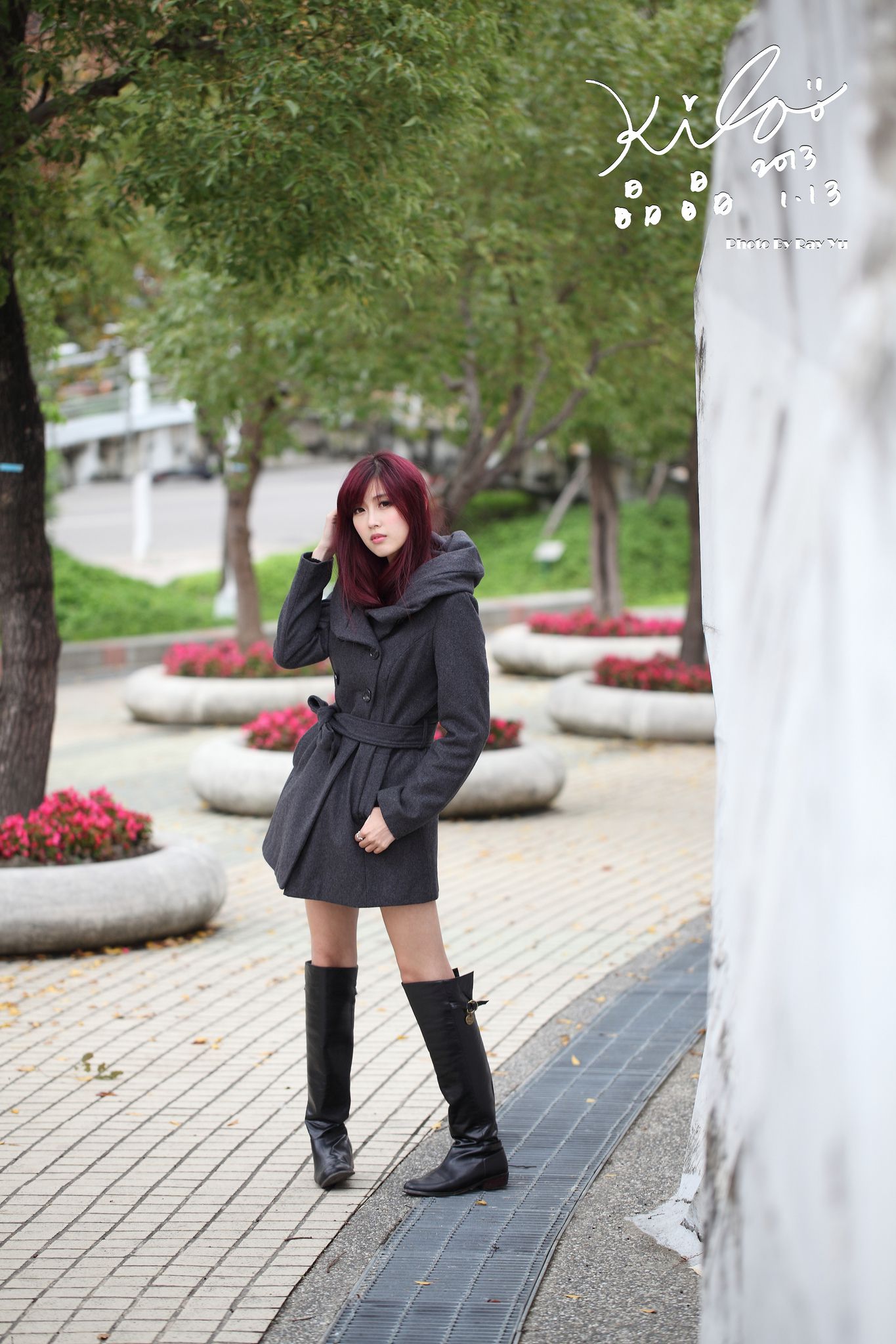 Kila晶晶/金允乔《街拍冬季风衣系列》-图115