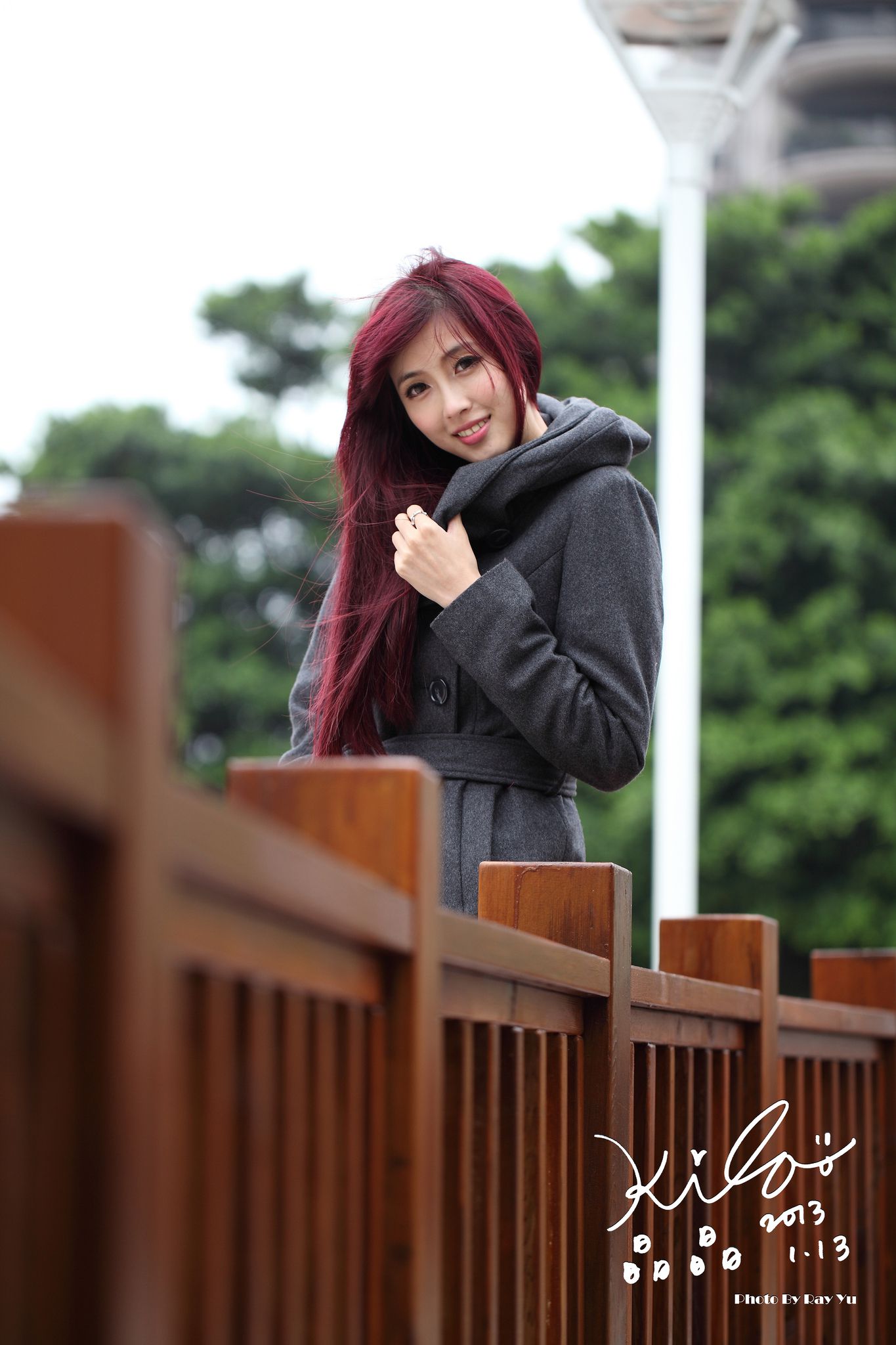 Kila晶晶/金允乔《街拍冬季风衣系列》-图11