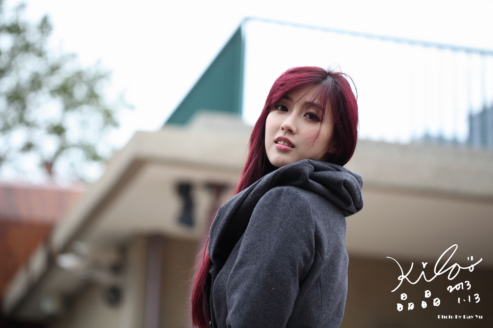 Kila晶晶/金允乔《街拍冬季风衣系列》-图12