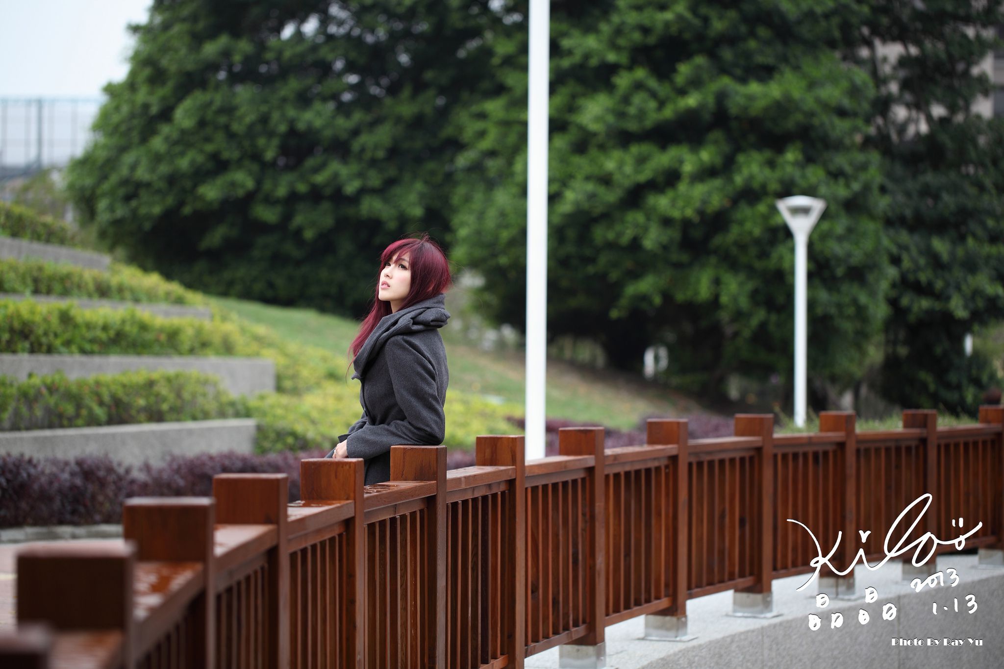 Kila晶晶/金允乔《街拍冬季风衣系列》-图17