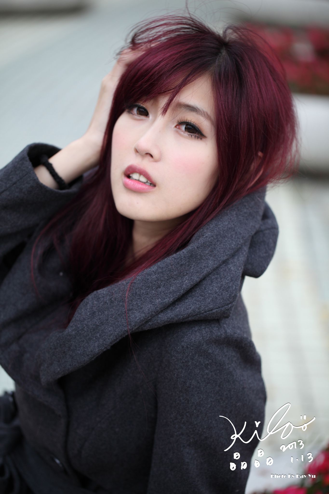 Kila晶晶/金允乔《街拍冬季风衣系列》-图19