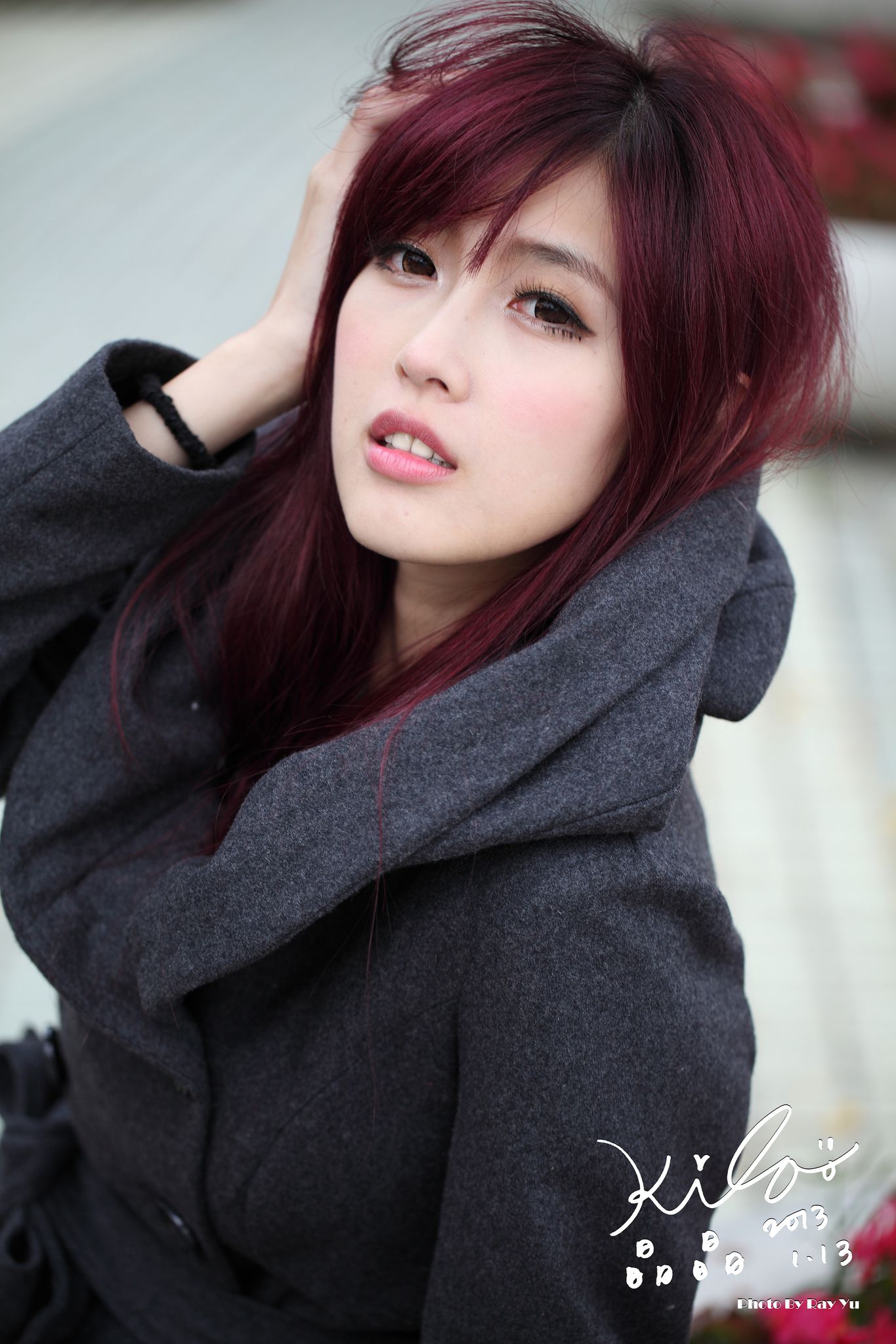 Kila晶晶/金允乔《街拍冬季风衣系列》-图20