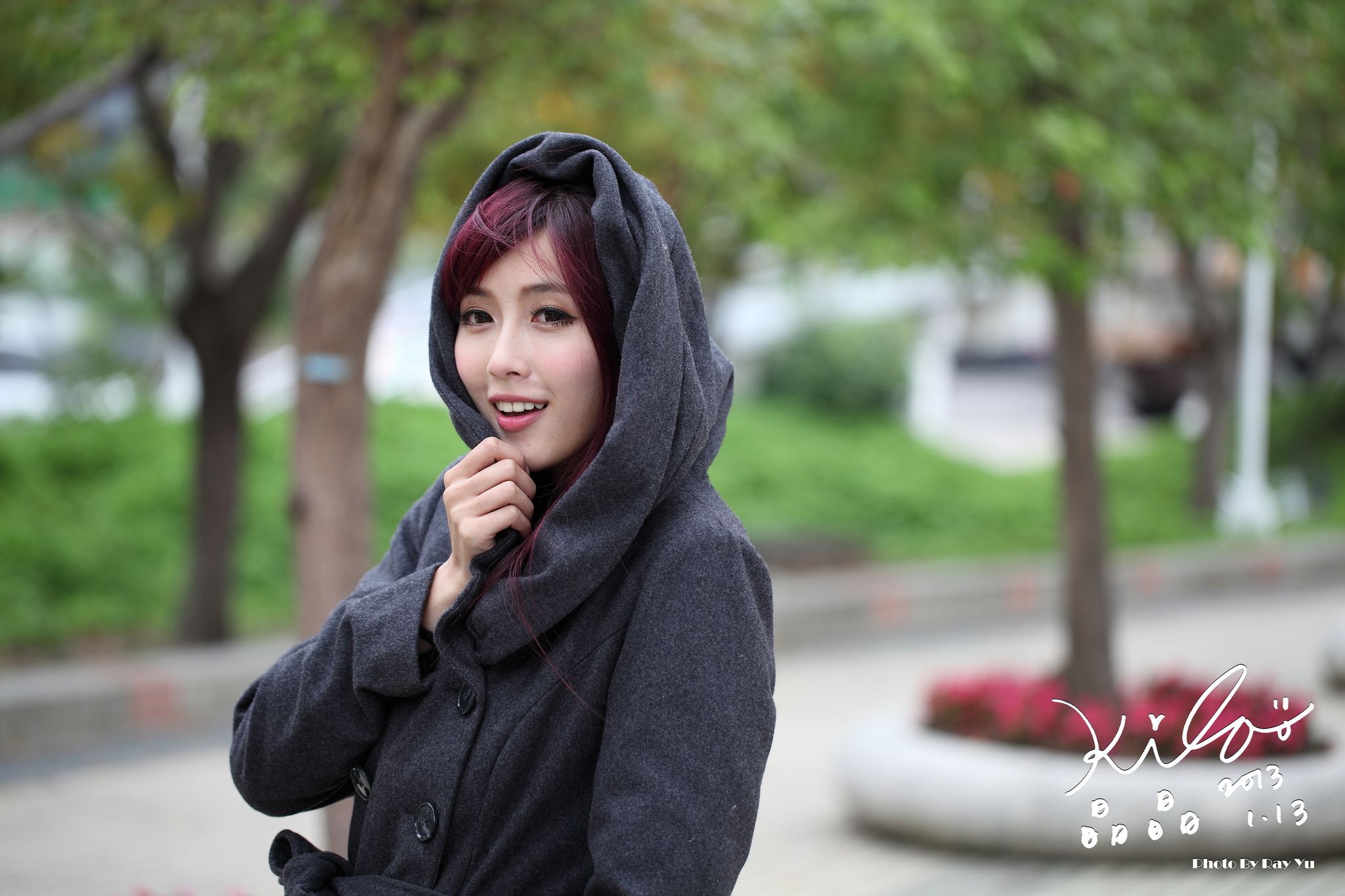 Kila晶晶/金允乔《街拍冬季风衣系列》-图25