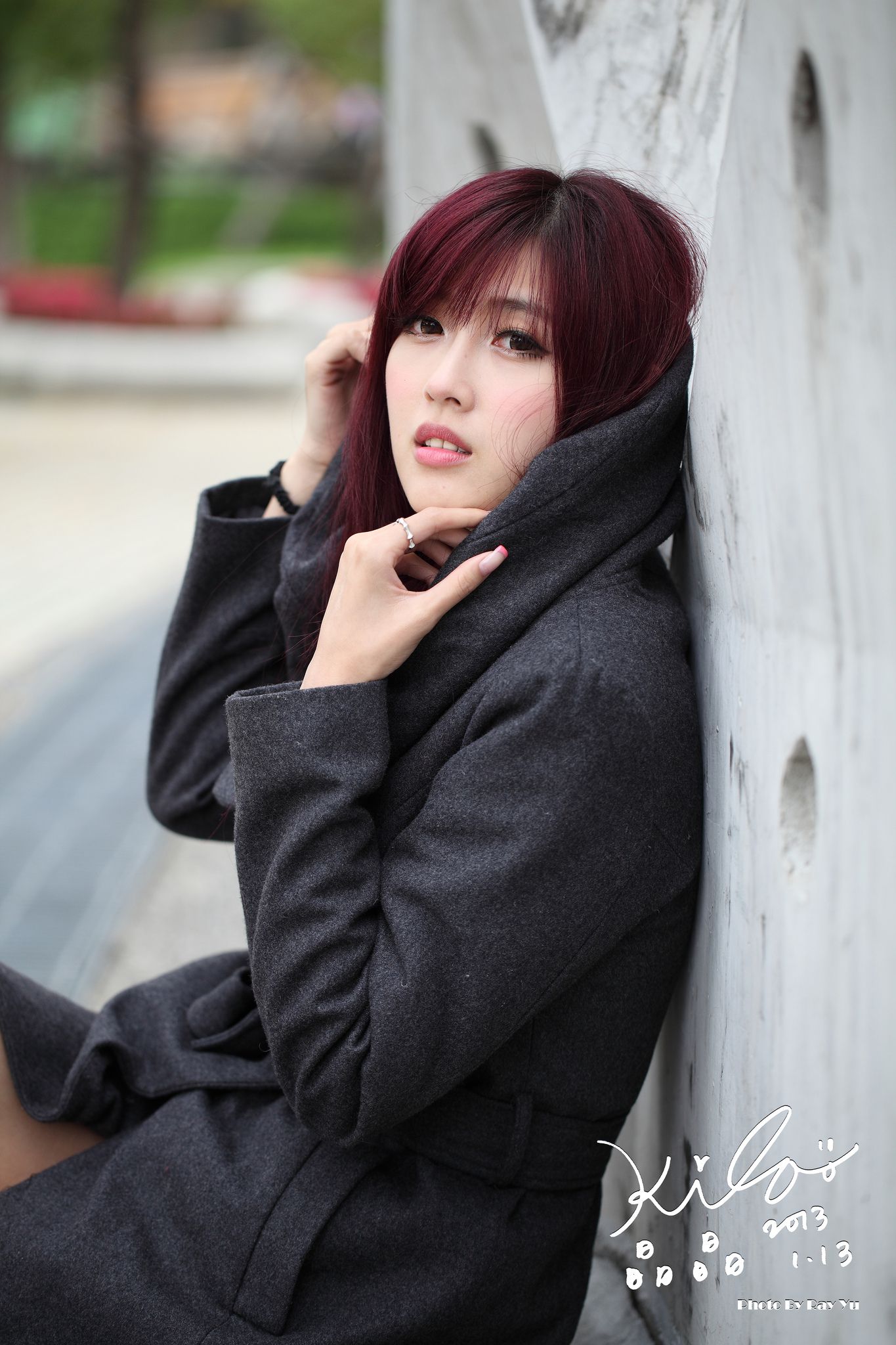 Kila晶晶/金允乔《街拍冬季风衣系列》-图30