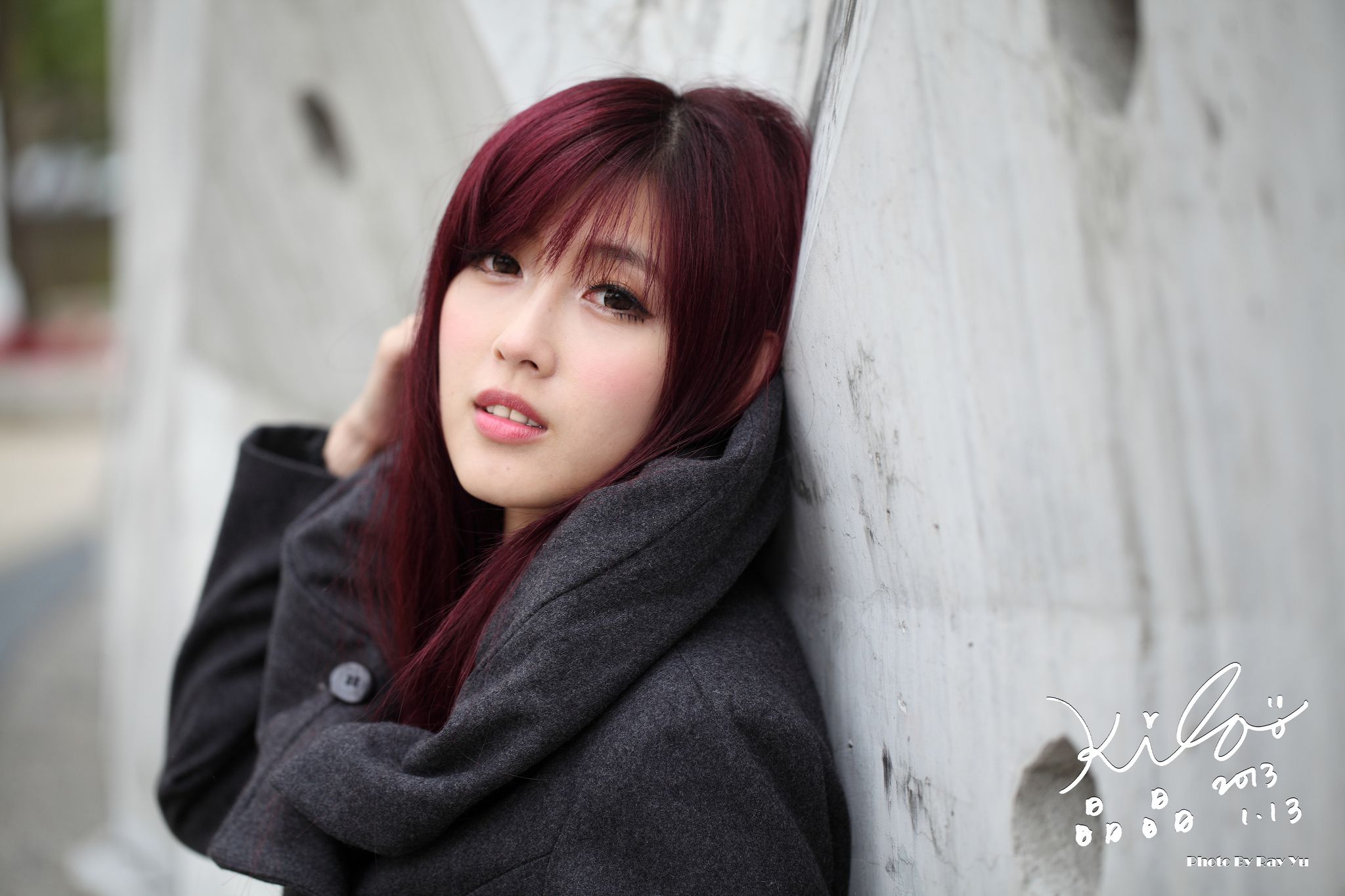 Kila晶晶/金允乔《街拍冬季风衣系列》-图31