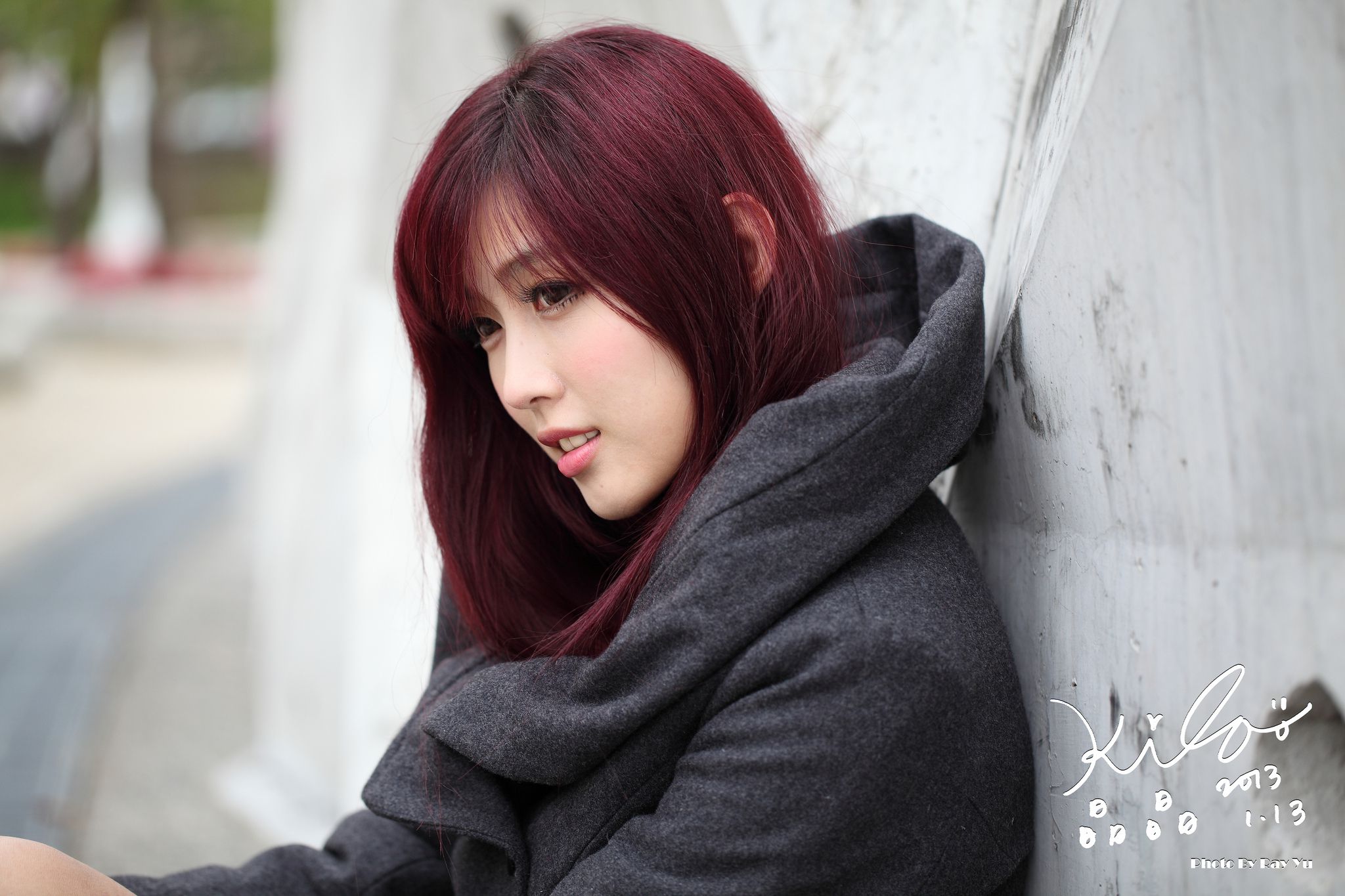 Kila晶晶/金允乔《街拍冬季风衣系列》-图32