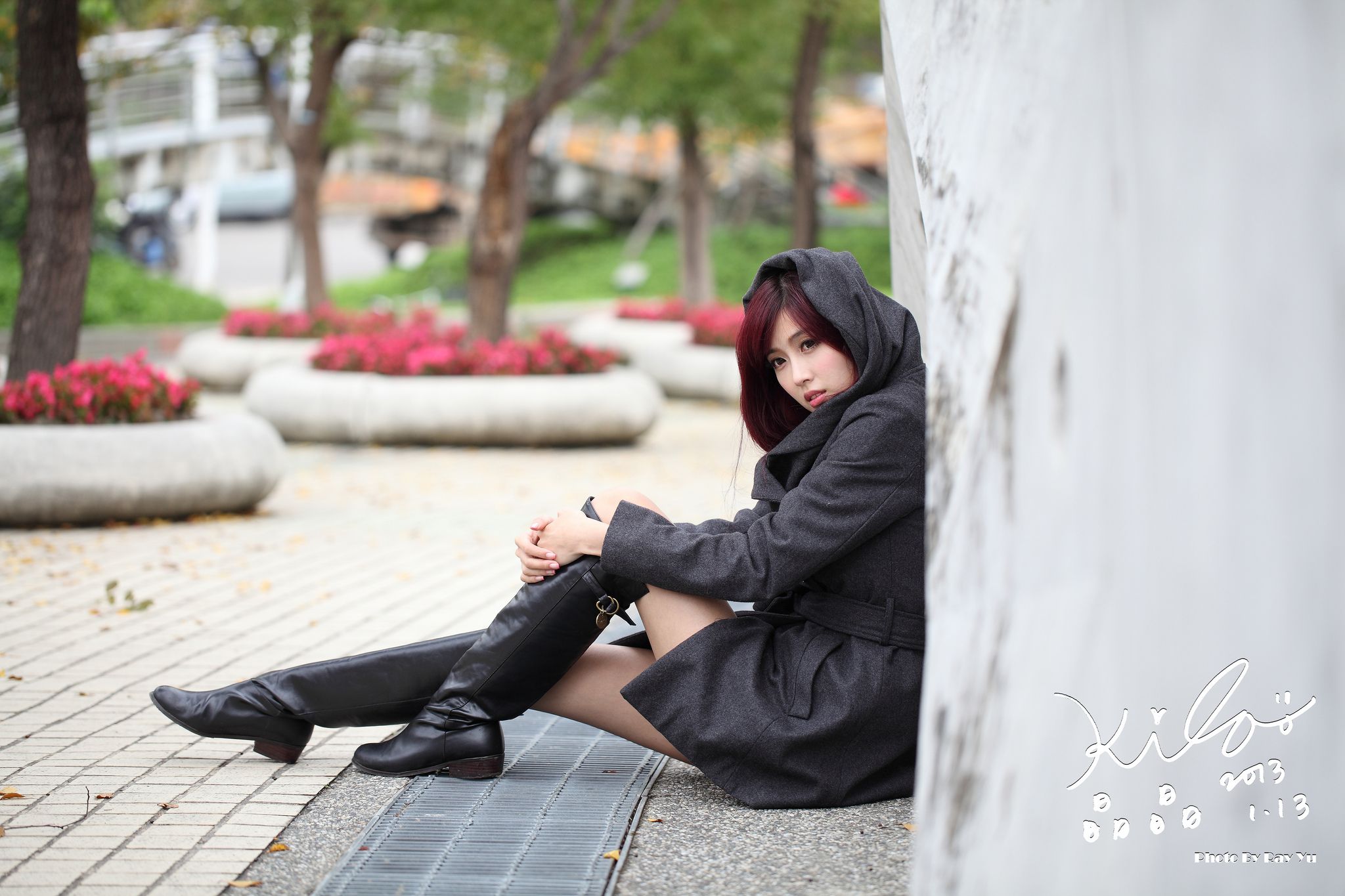 Kila晶晶/金允乔《街拍冬季风衣系列》-图38