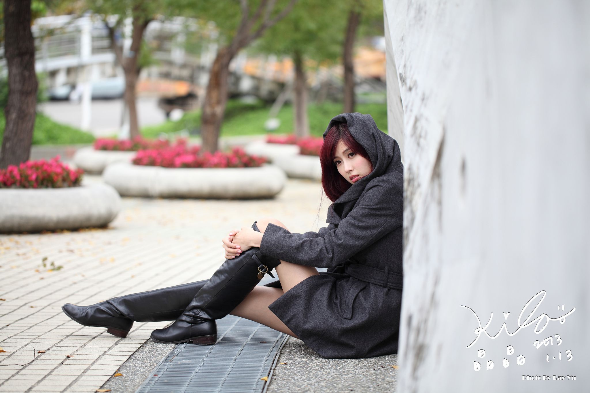 Kila晶晶/金允乔《街拍冬季风衣系列》-图39