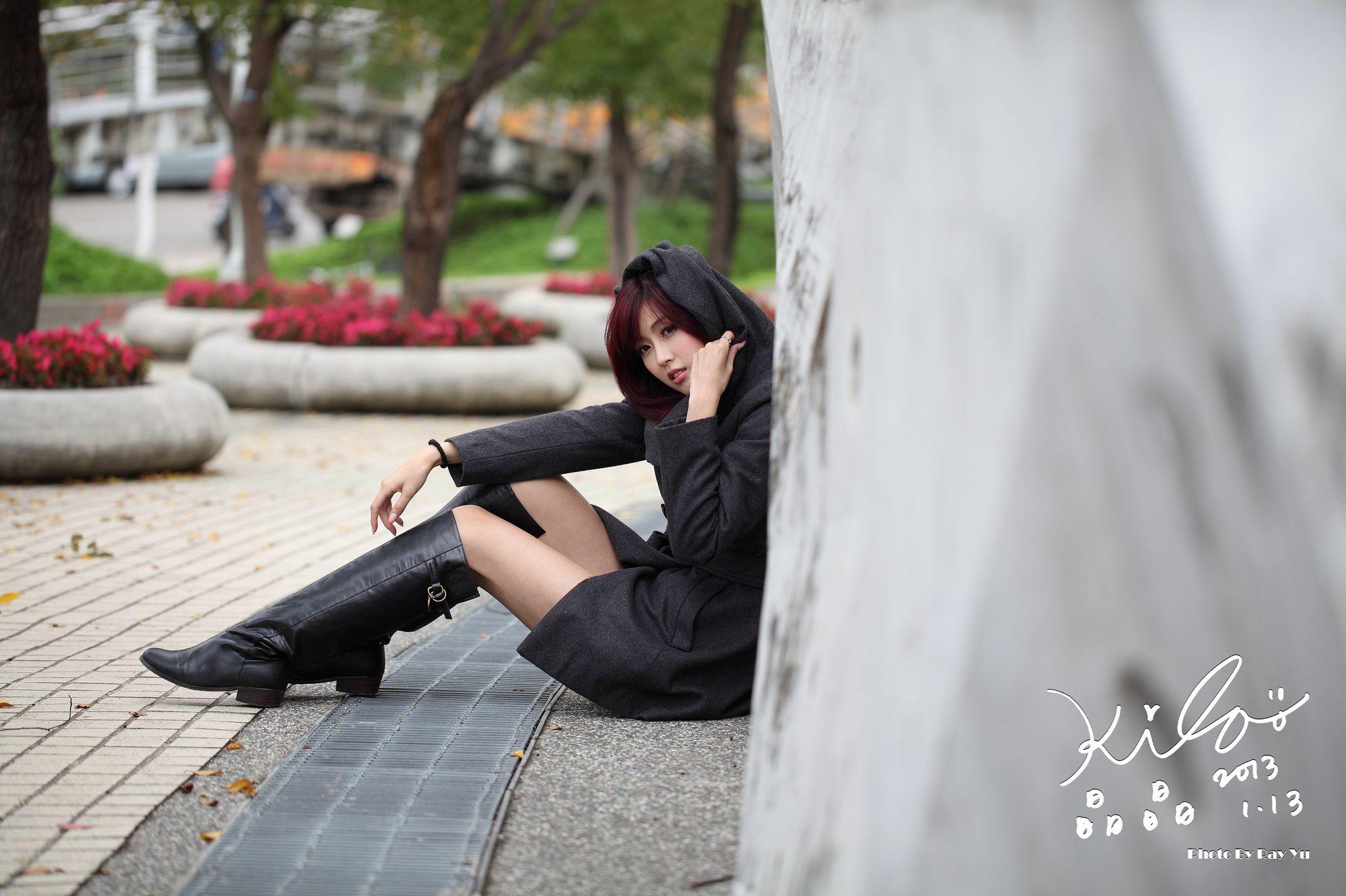 Kila晶晶/金允乔《街拍冬季风衣系列》-图40