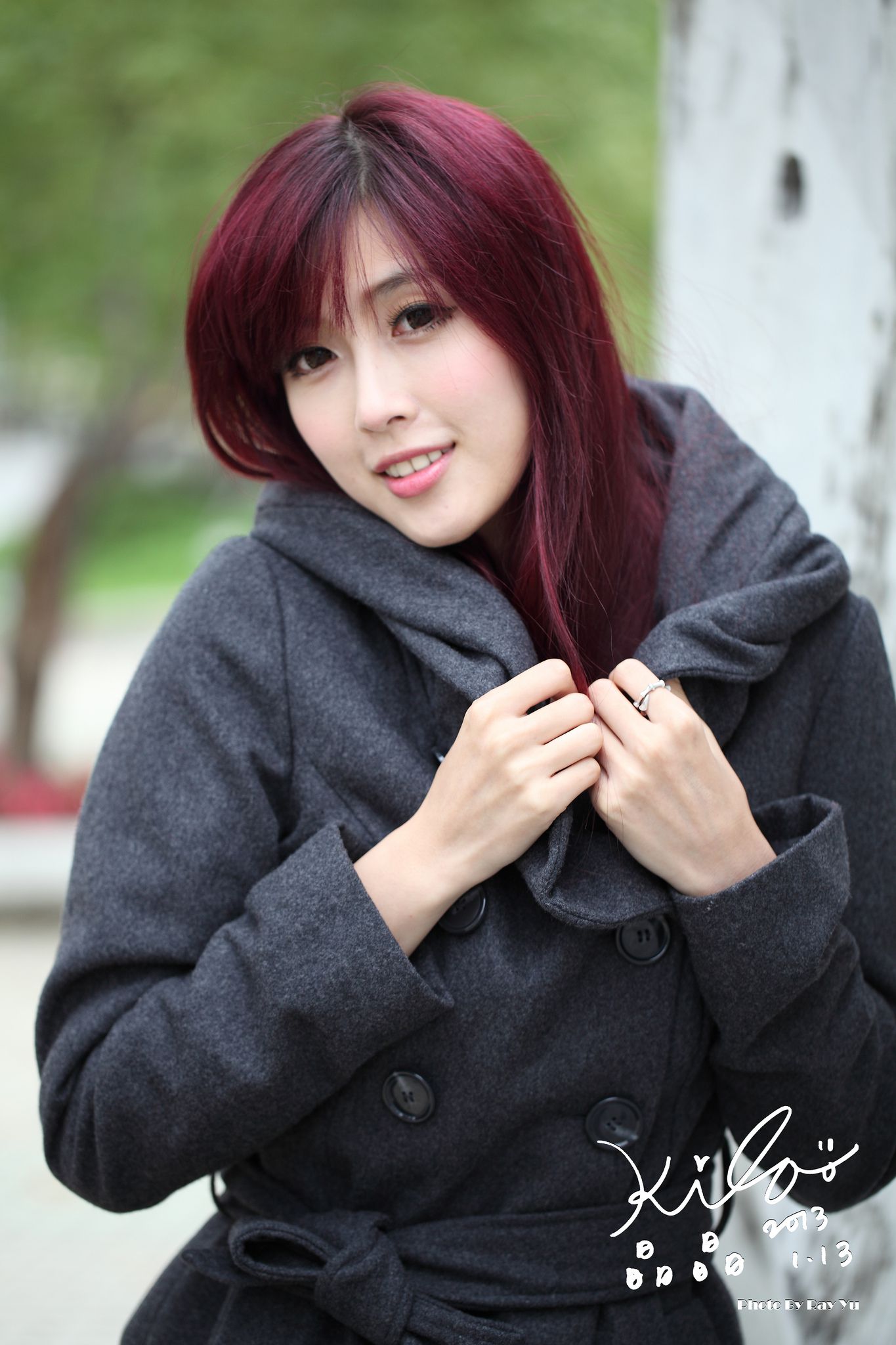 Kila晶晶/金允乔《街拍冬季风衣系列》-图41