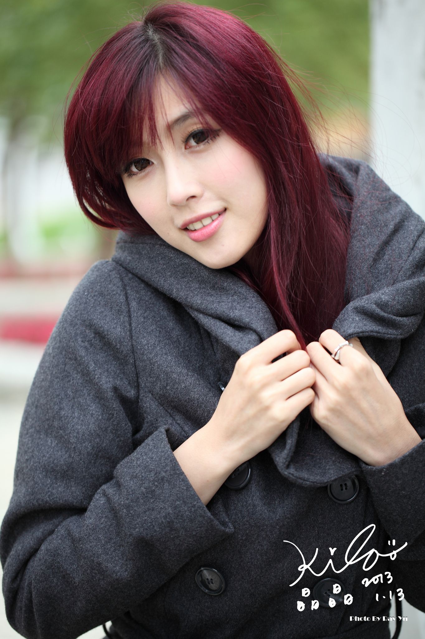 Kila晶晶/金允乔《街拍冬季风衣系列》-图42