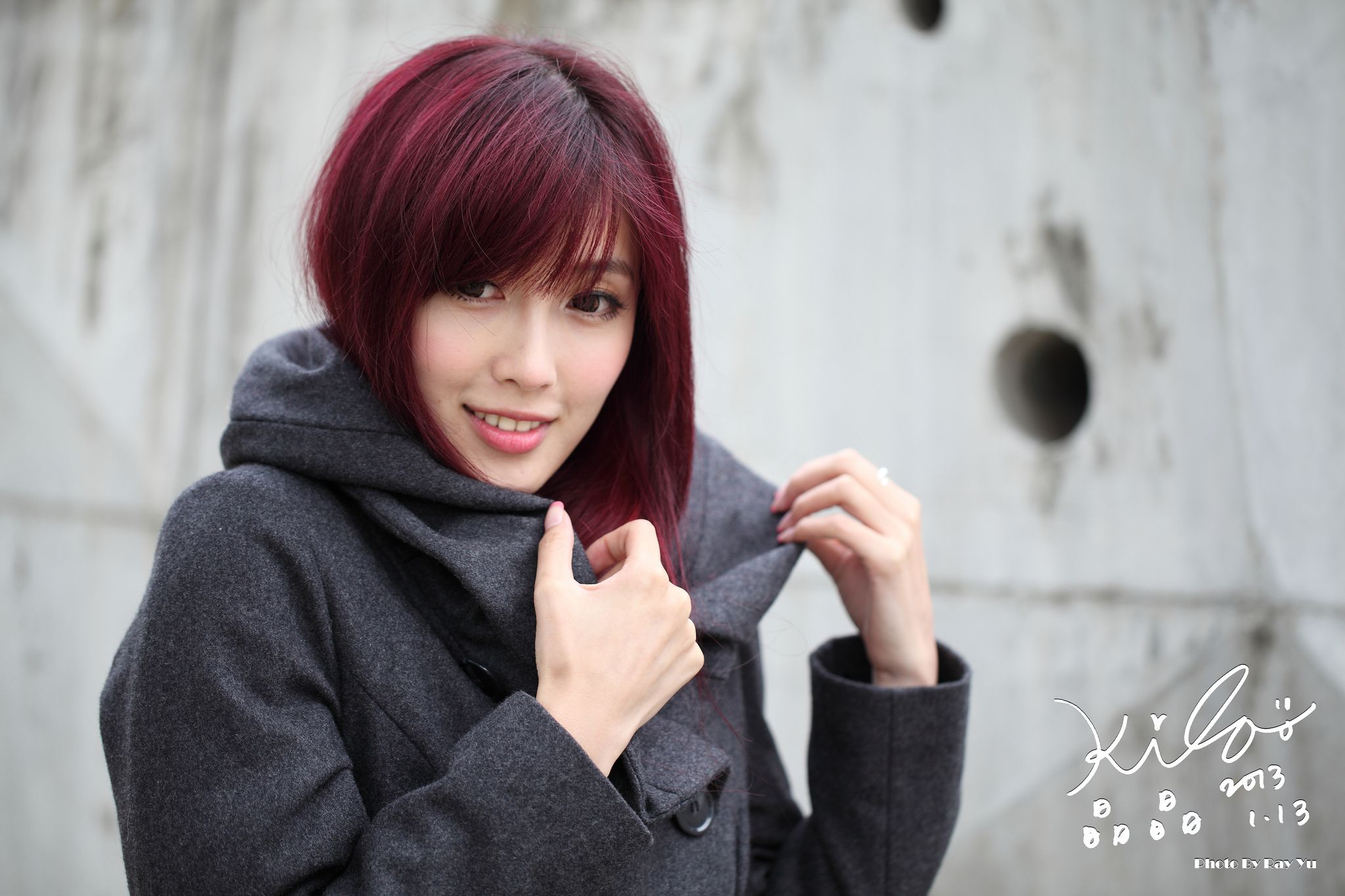 Kila晶晶/金允乔《街拍冬季风衣系列》-图53