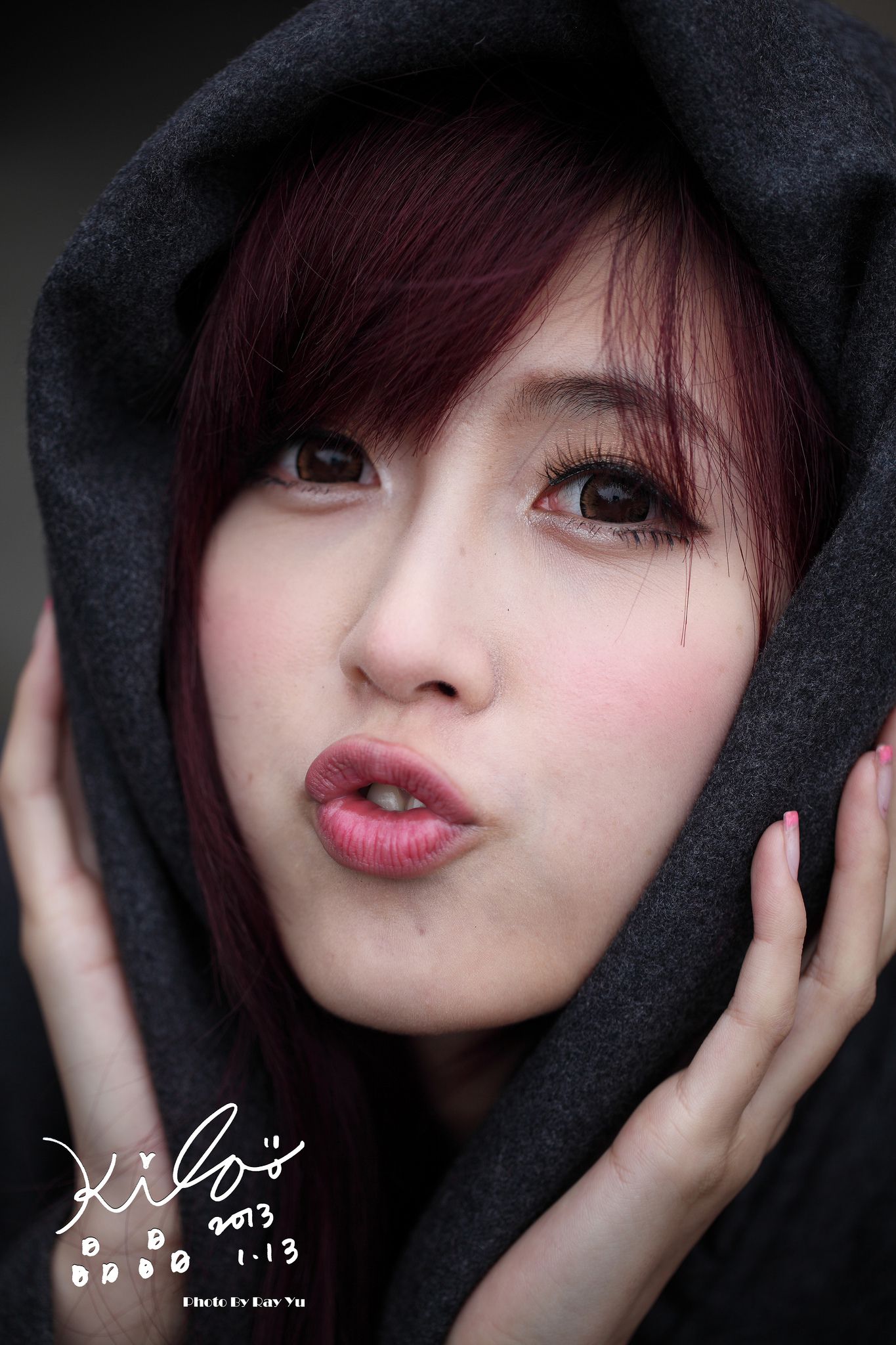 Kila晶晶/金允乔《街拍冬季风衣系列》-图55