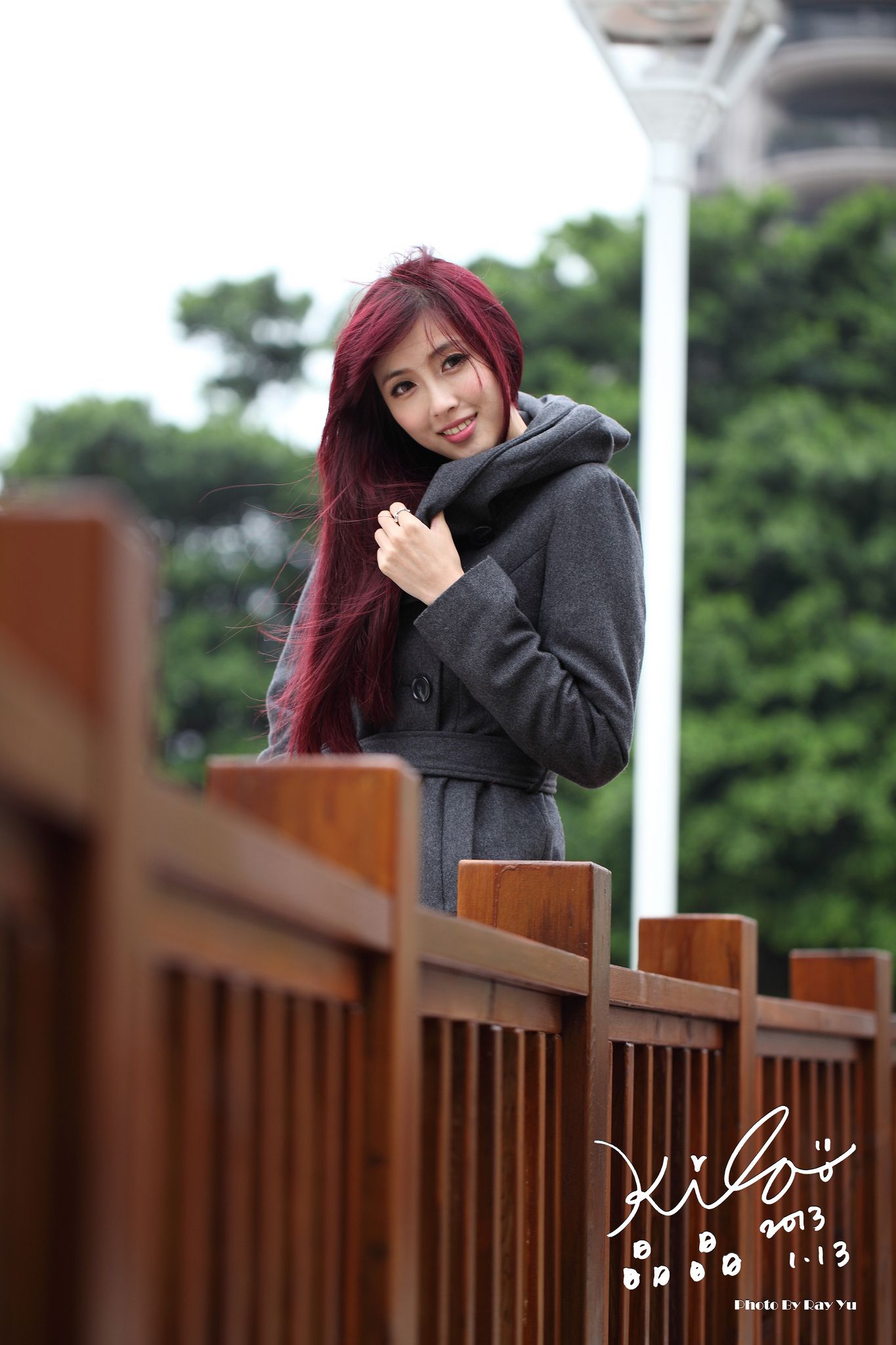 Kila晶晶/金允乔《街拍冬季风衣系列》-图62