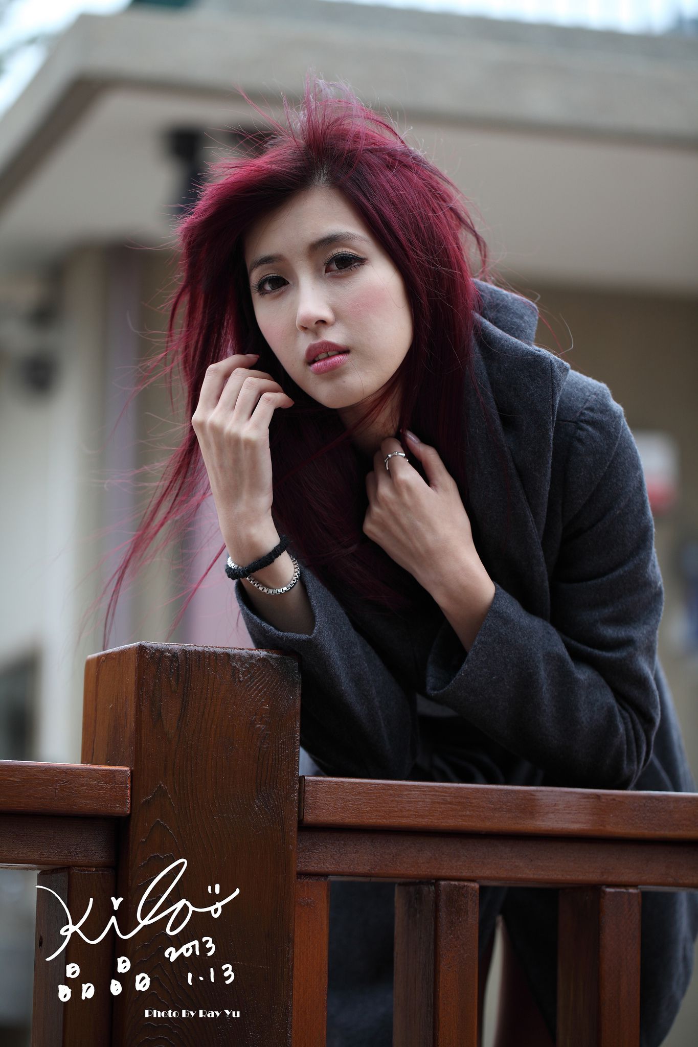 Kila晶晶/金允乔《街拍冬季风衣系列》-图64